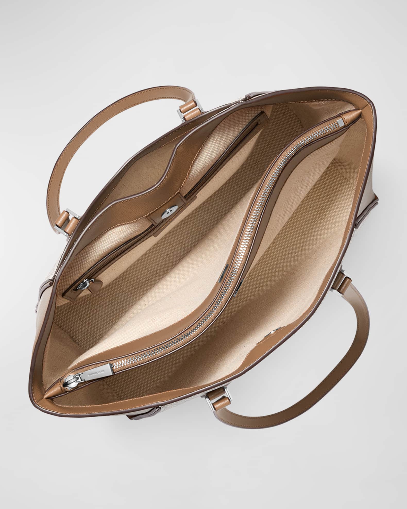 MICHAEL Michael Kors Taryn Calf Leather Tote Bag | Neiman Marcus