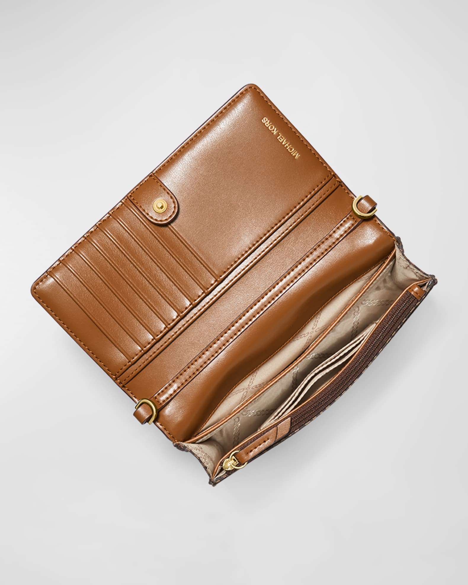 MICHAEL Michael Kors Jet Set Small Phone Monogram Crossbody Bag