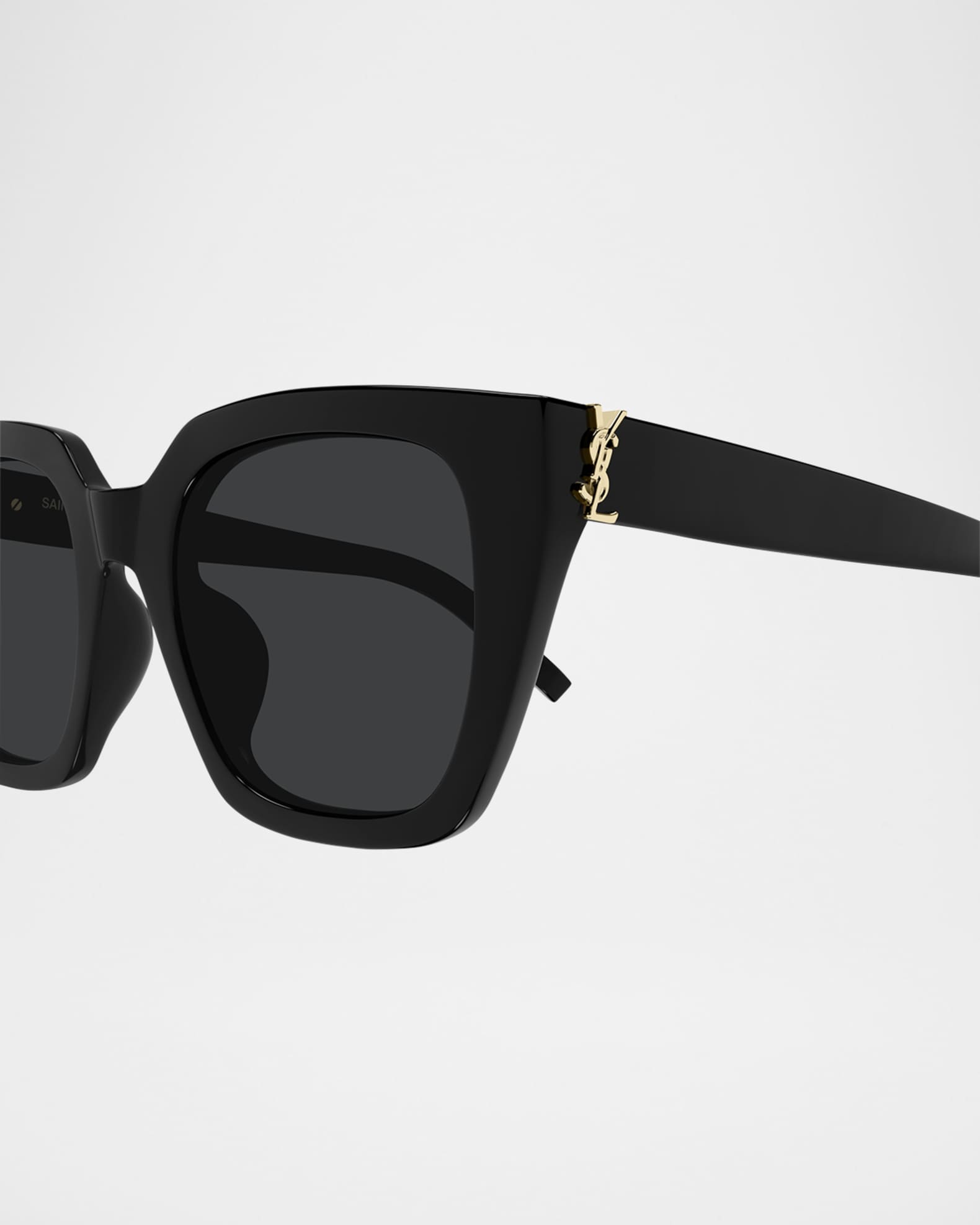 SAINT LAURENT キャットアイフレムサンクラス SL737MICATHIN 002 Saint Laurent™ SL 737 MICA THIN Cat-Eye Sunglasses | EyeOns.com