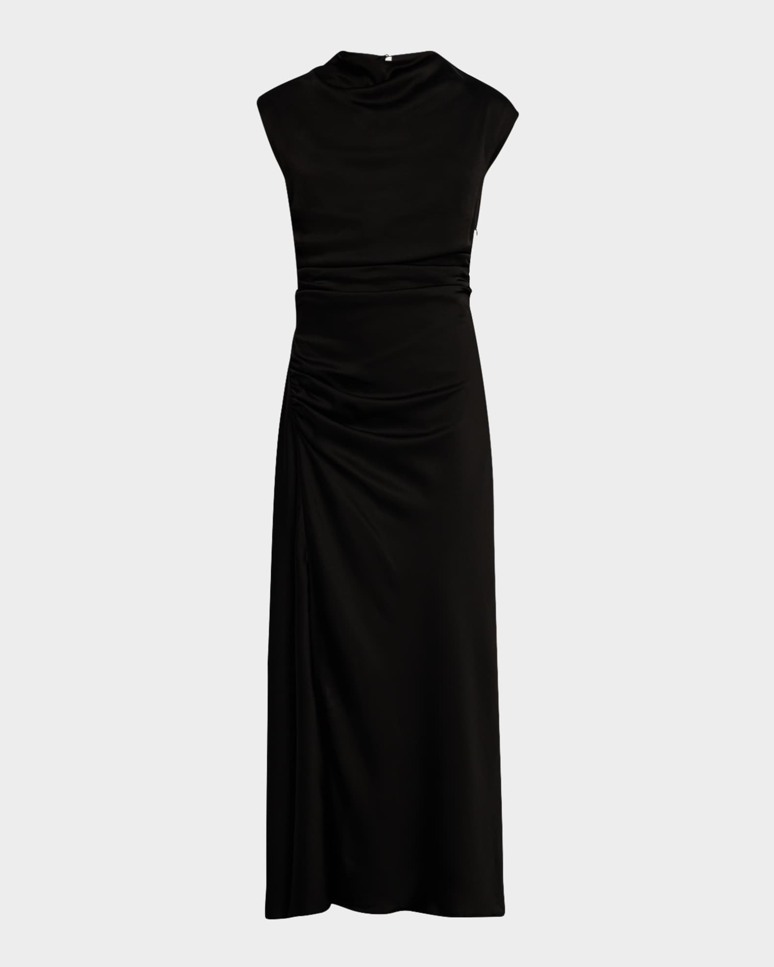 Burke Sleeveless Draped Maxi Dress 0