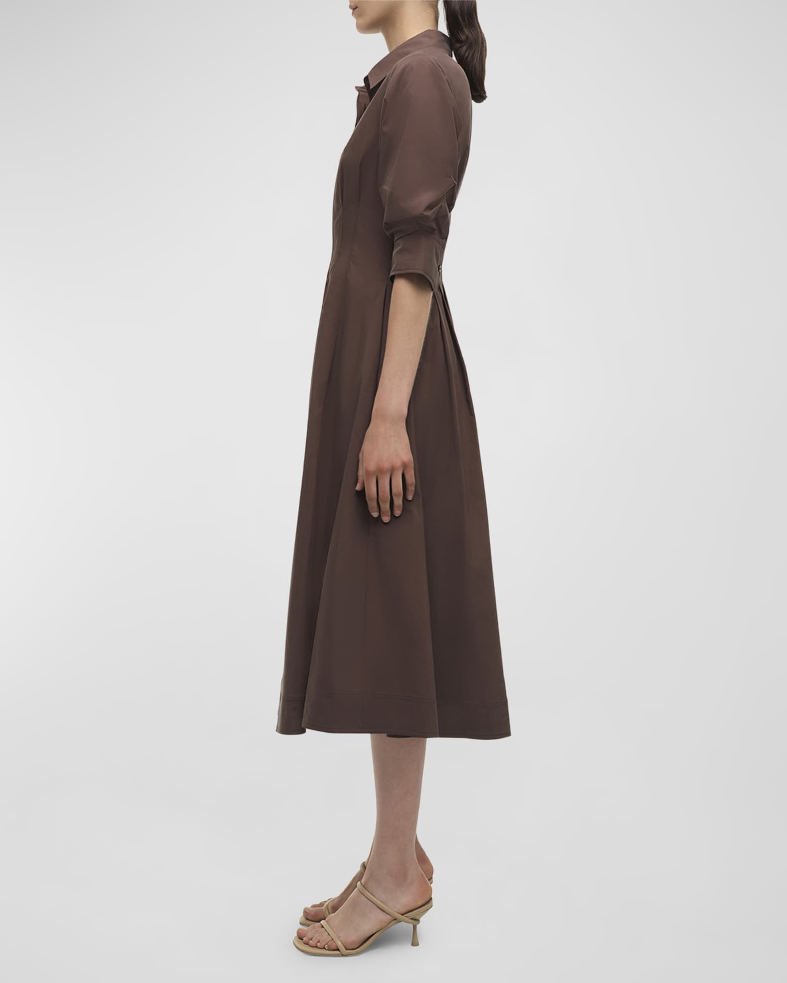 Simkhai Jazz Pintuck Cotton Shirtdress main image 1