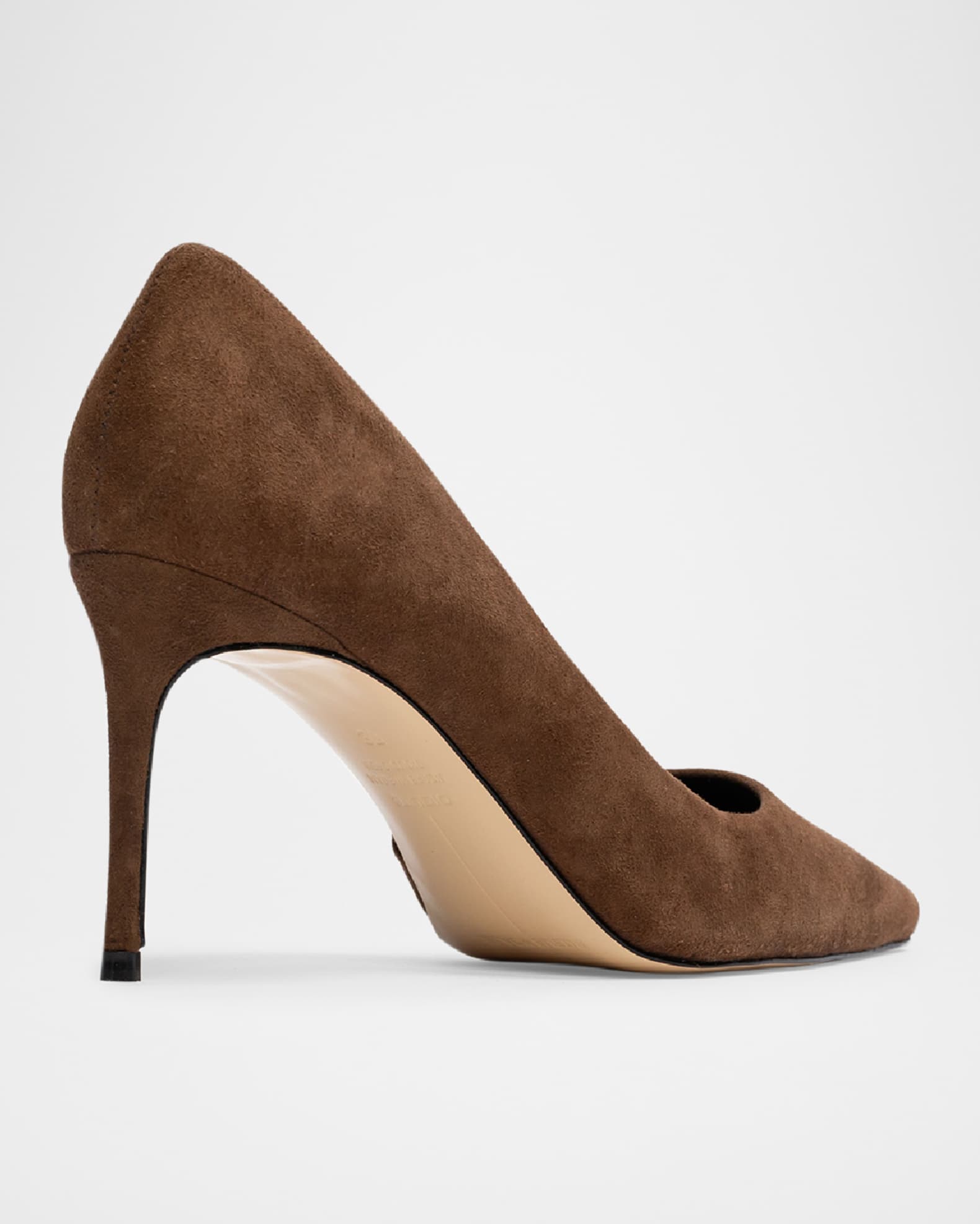Black Suede Studio Amaya Suede Classic Pumps Neiman Marcus