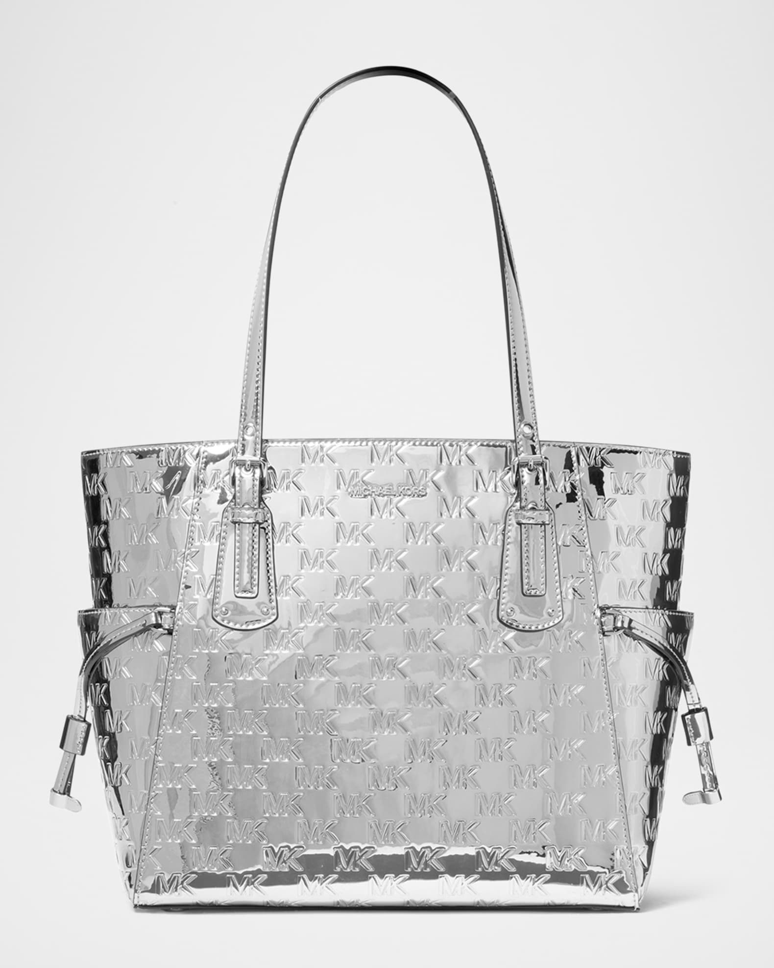 Michael kors metallic tote store