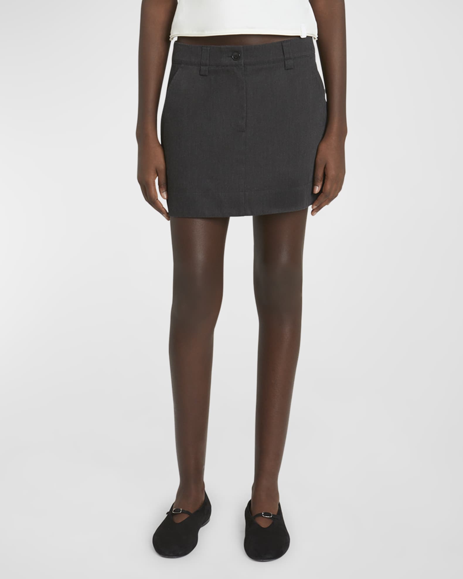 Silas Straight Mini Skirt 1