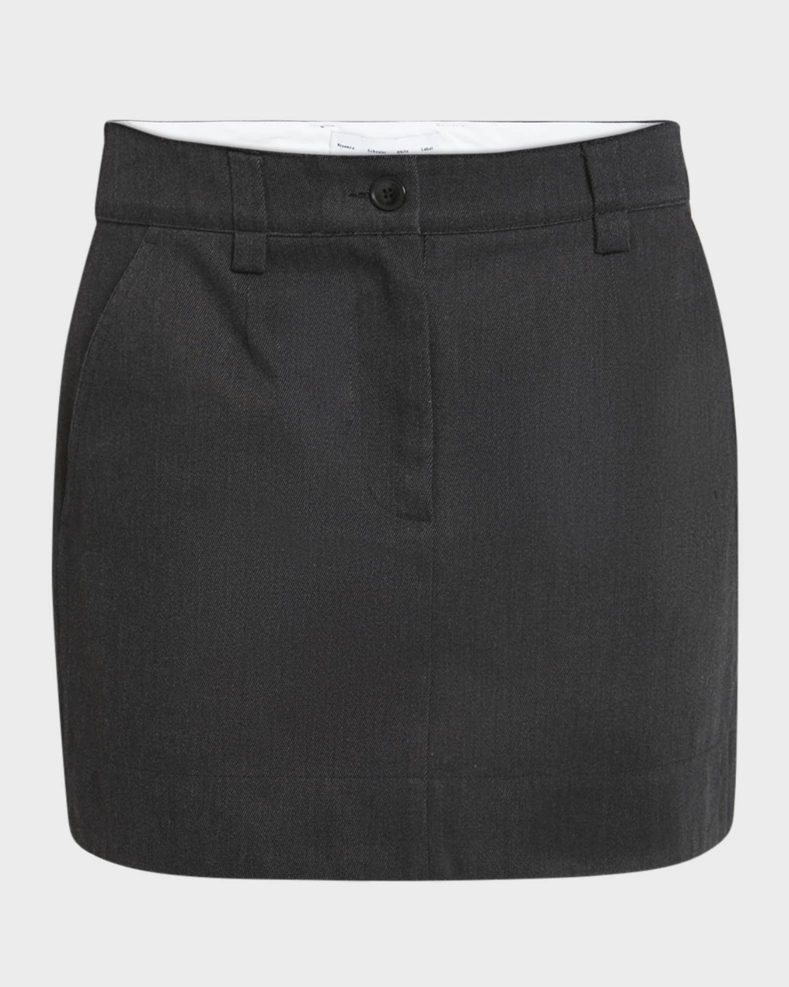 Silas Straight Mini Skirt 0