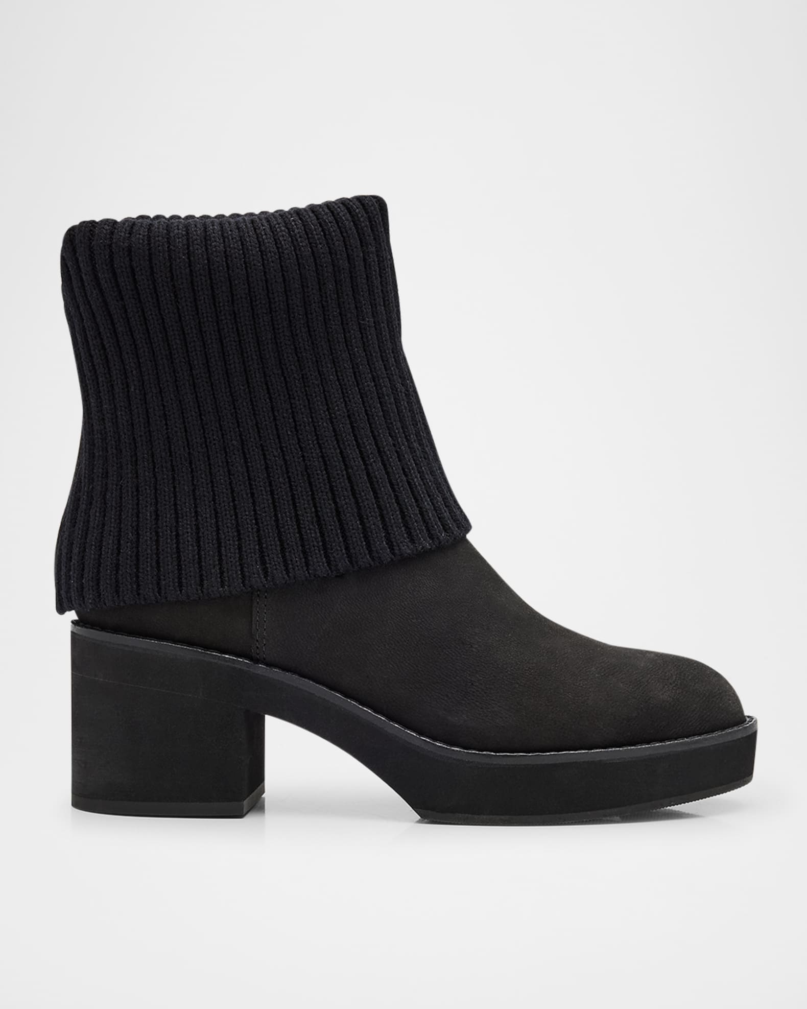 Eileen Fisher Women s Jala Knit Bootie Black Ankle Boots 6.5