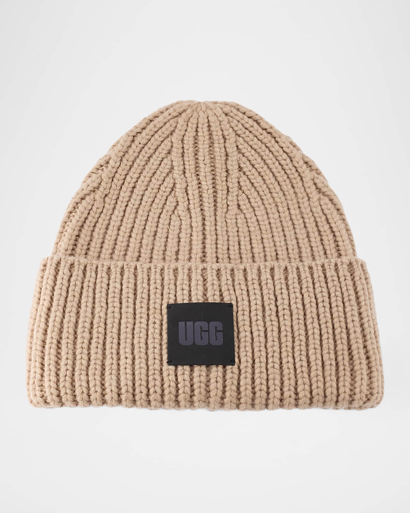 UGG Men's Chunky Rib Knit Beanie Hat | Neiman Marcus