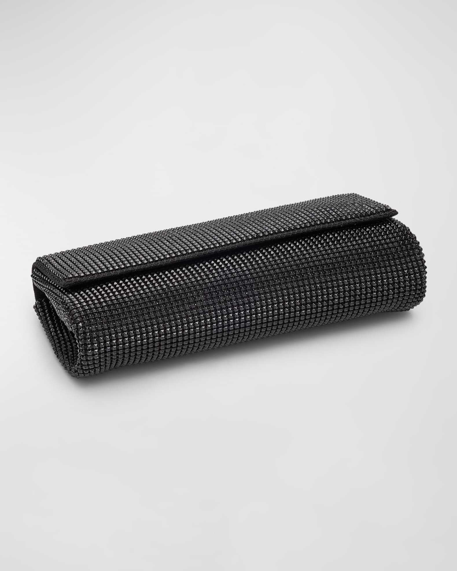 Pyramid Envelope Mesh Clutch Bag 1