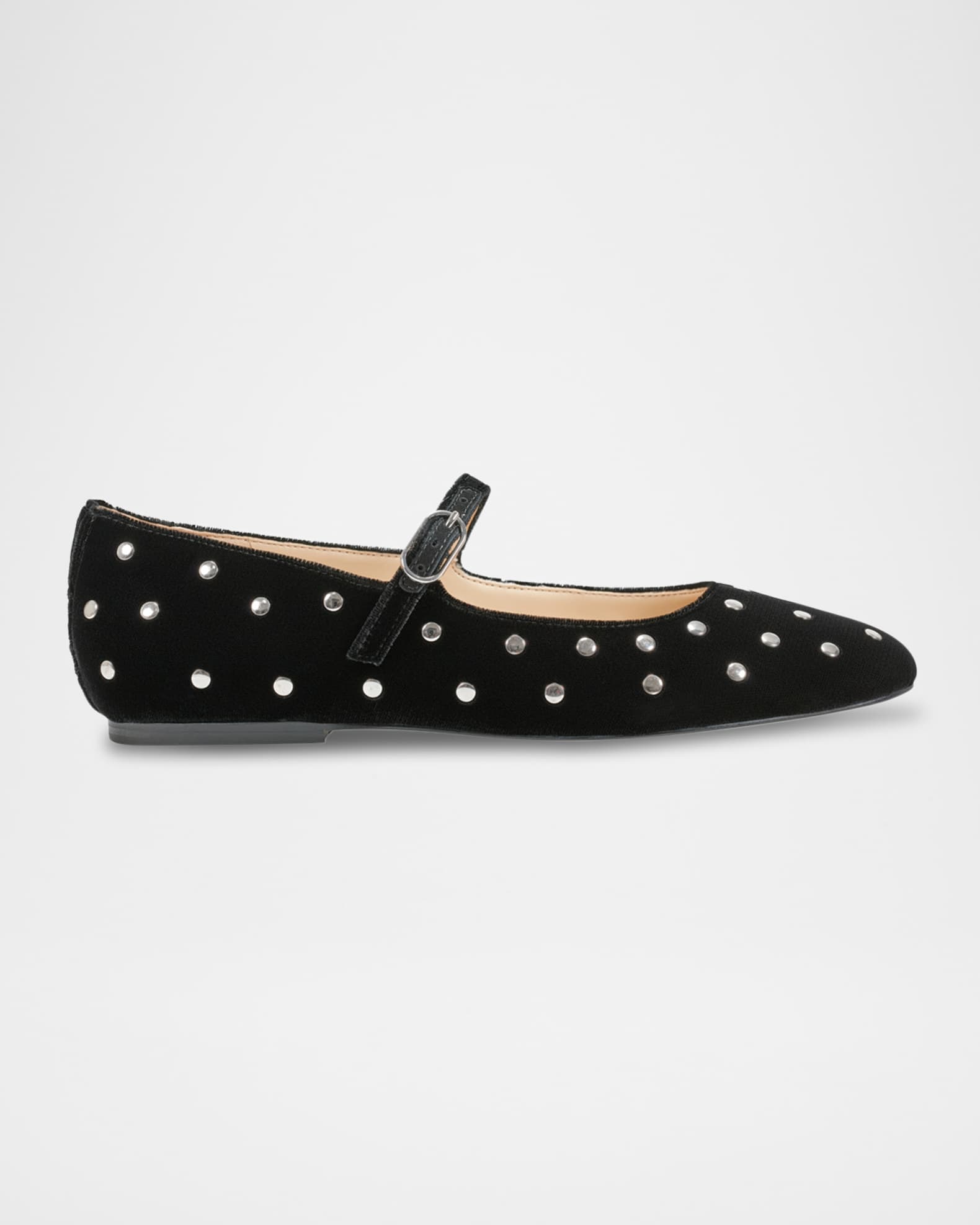 Marc Fisher Ltd. Women s Elizza 2 Studded Flats Black Size 7.5