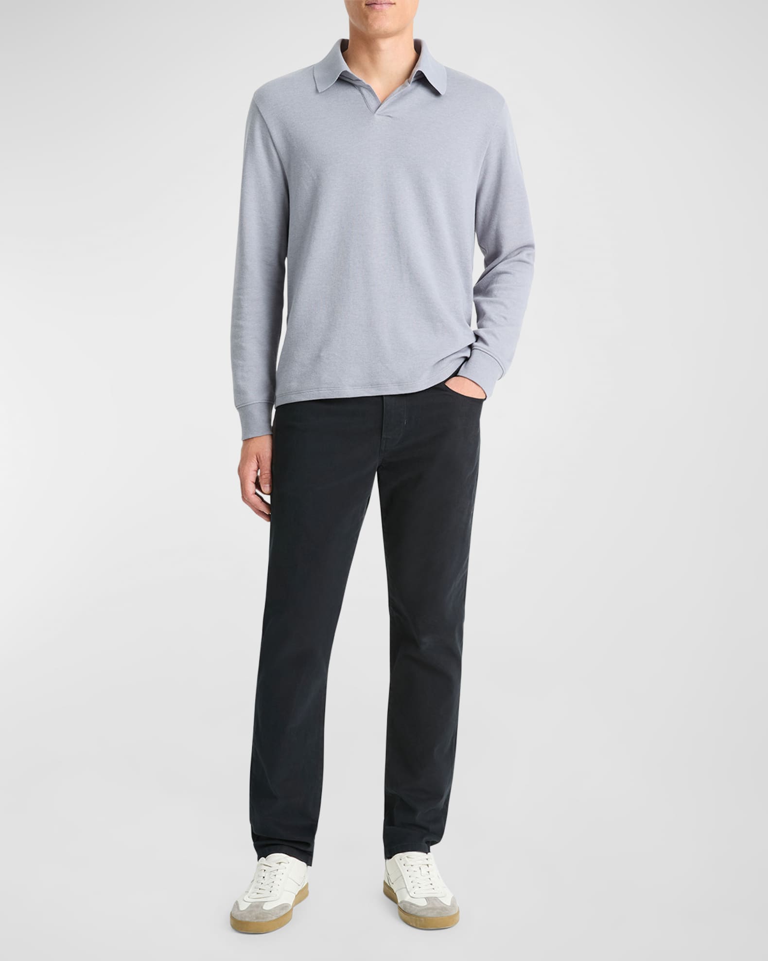Men's Double-Face Polo Shirt - Thumbnail 2