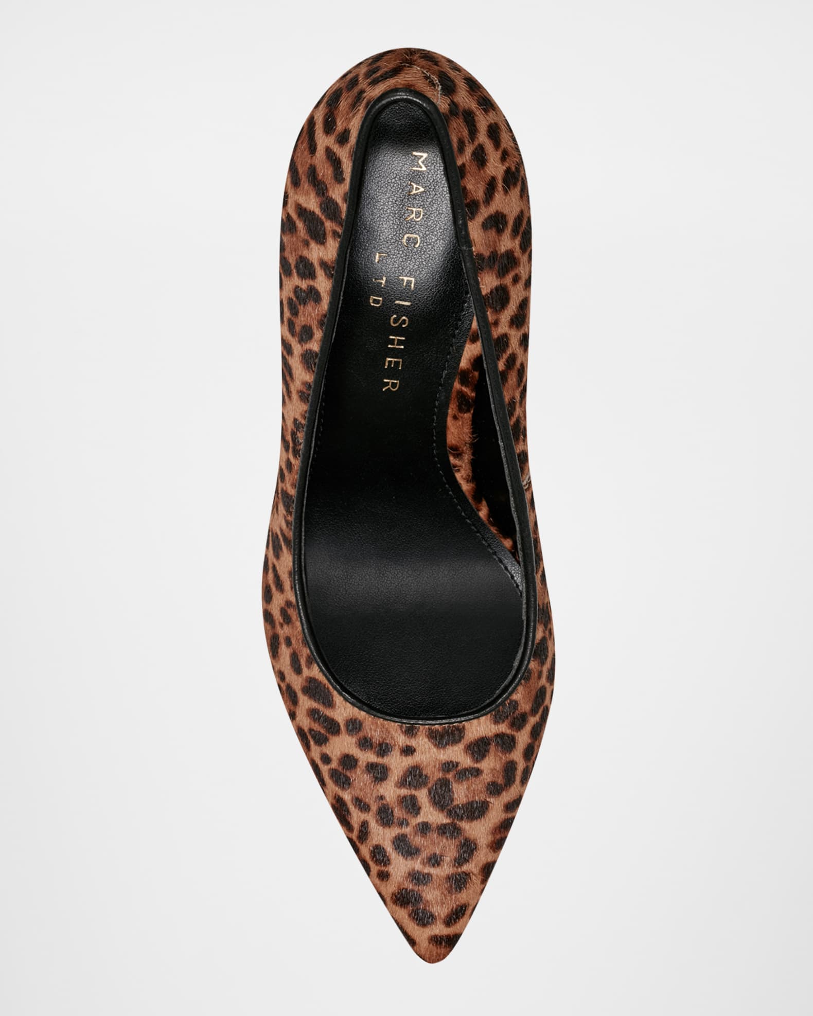 Leopard Mid Heel Stiletto Pumps