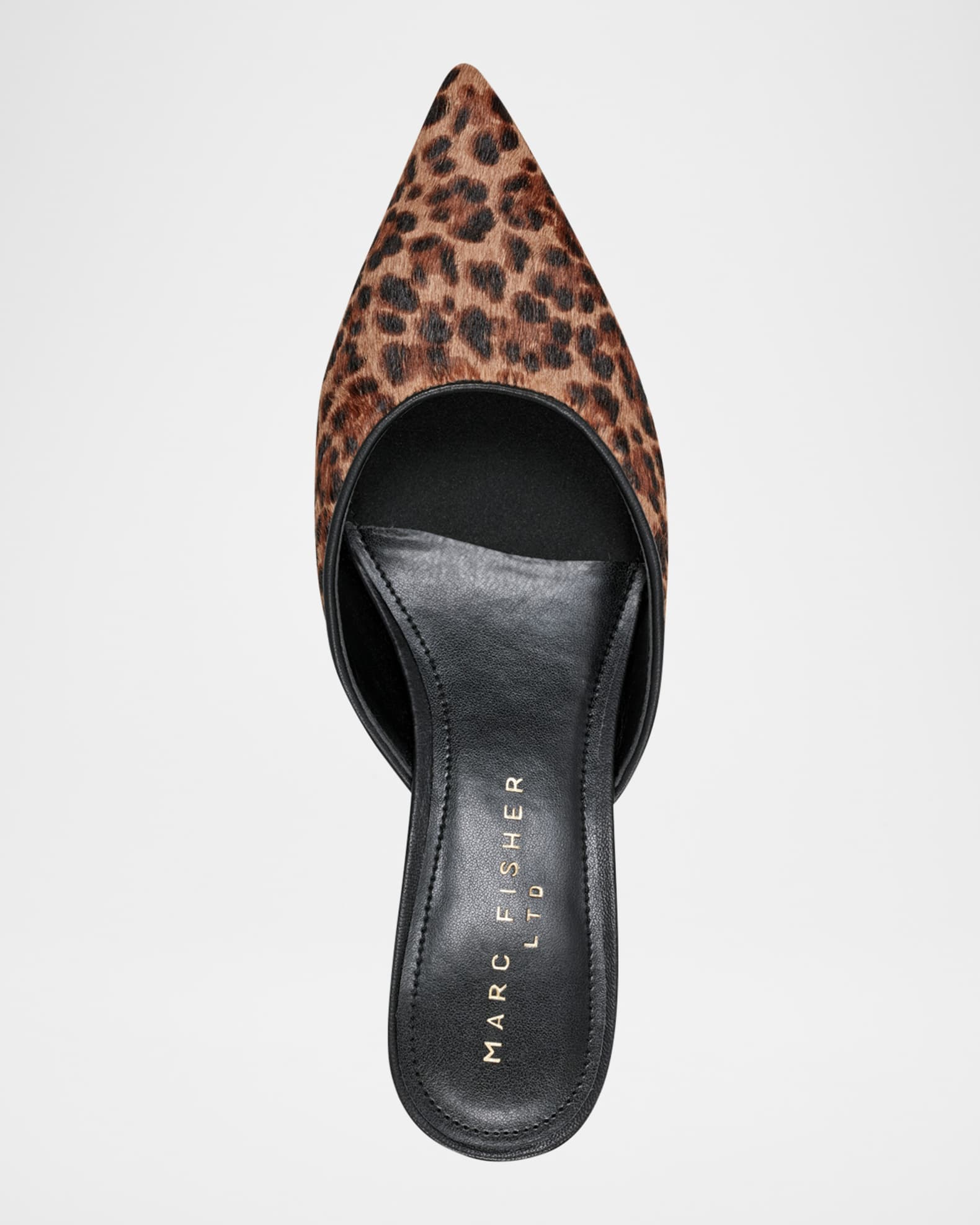 Marc fisher leopard mules deals