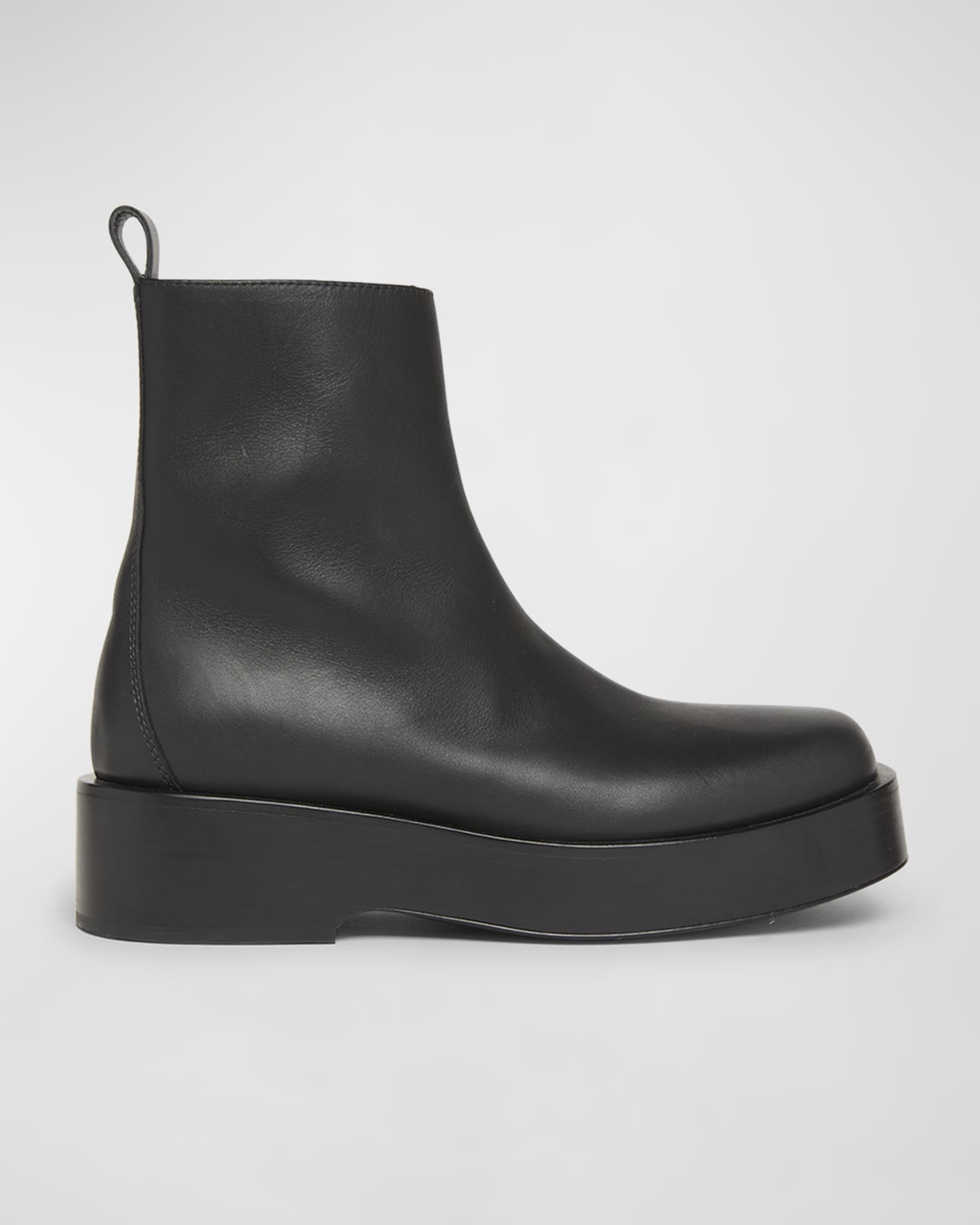 Bottega Veneta Torino Leather Moto Ankle Boots Neiman Marcus