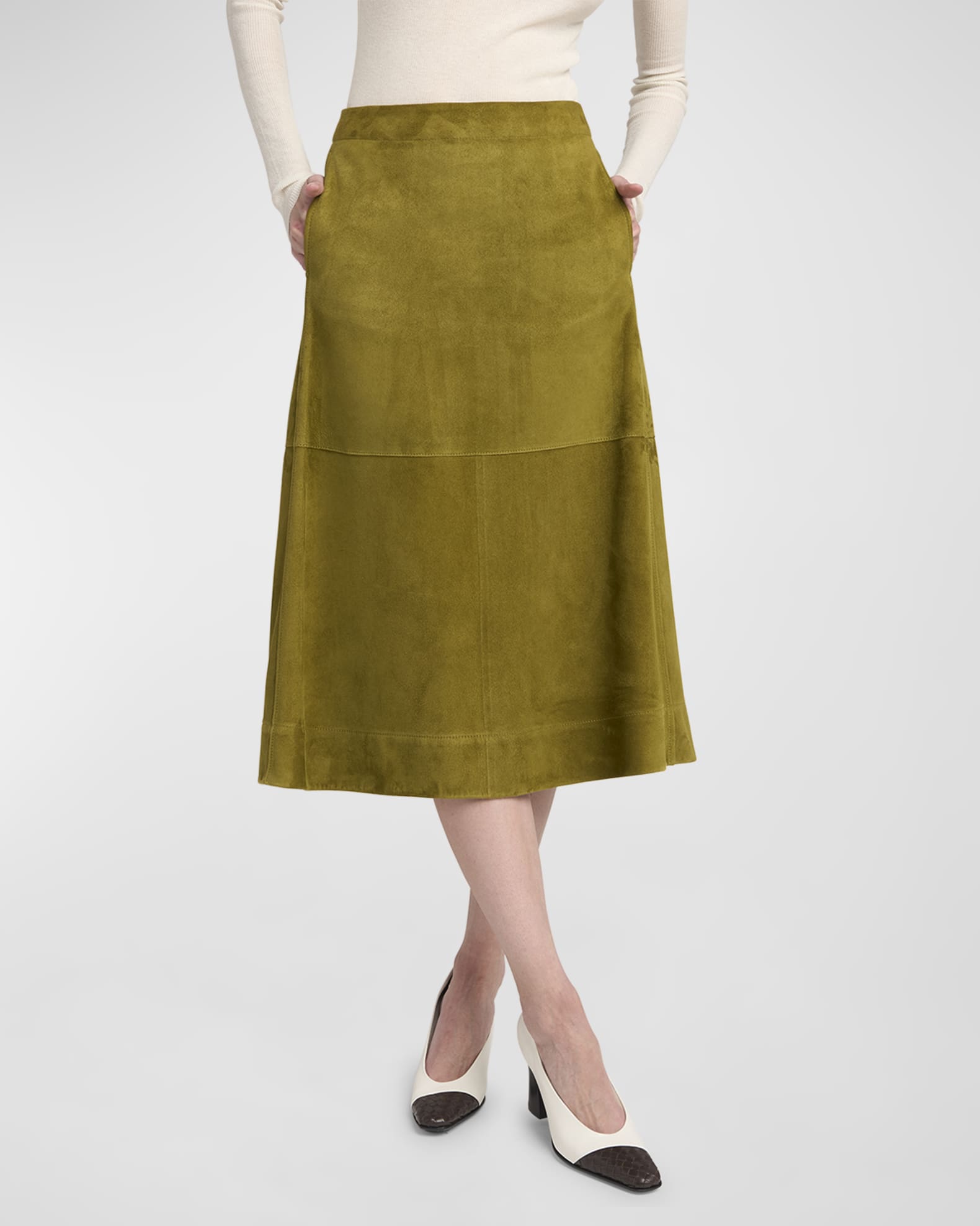 パンプス BOTTEGA VENETA DARK GREEN LEATHER SOFIA PUMPS eCom-827710V3H903264_A.jpg?v=1