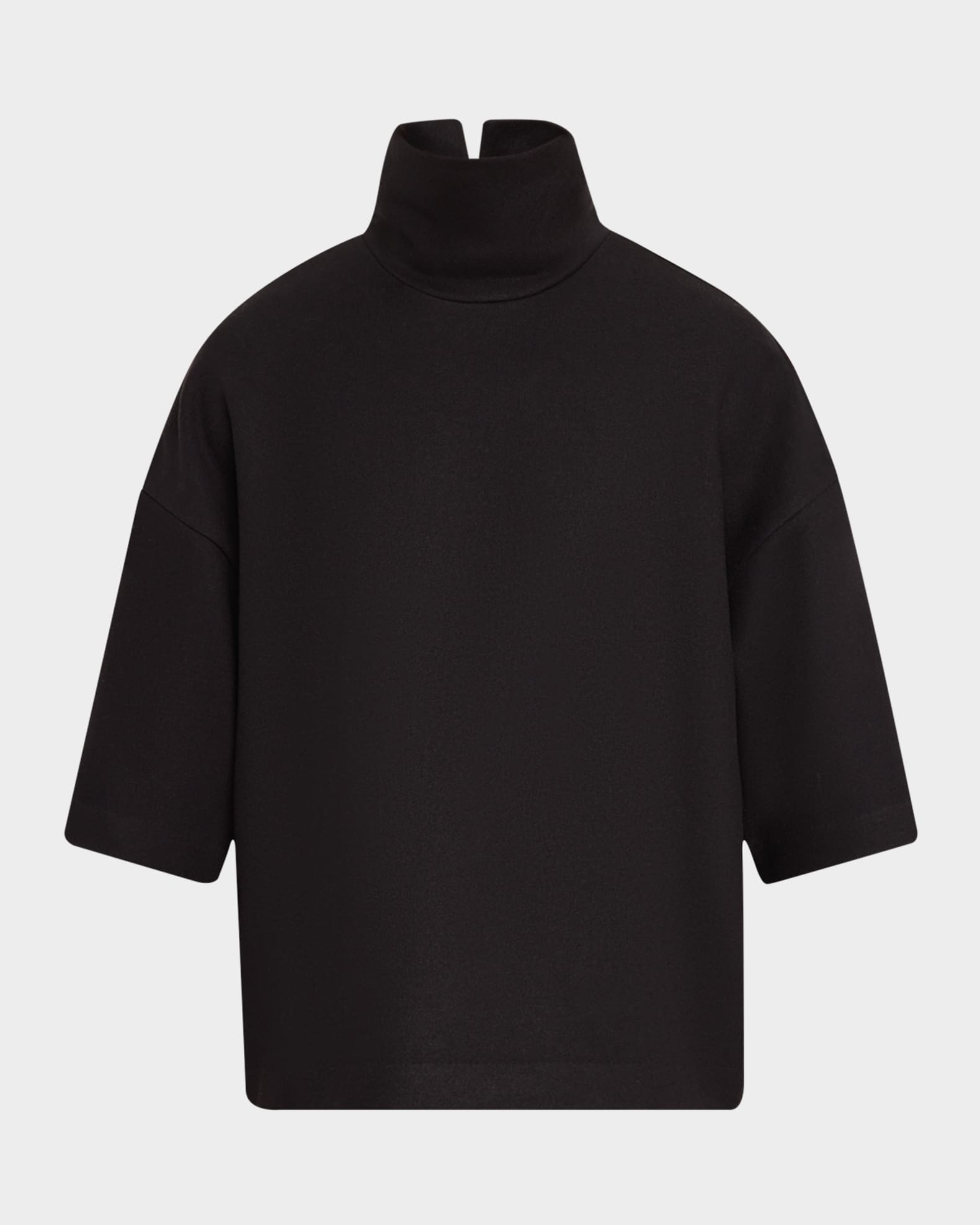 Men s High Neck Short Sleeve Shirt