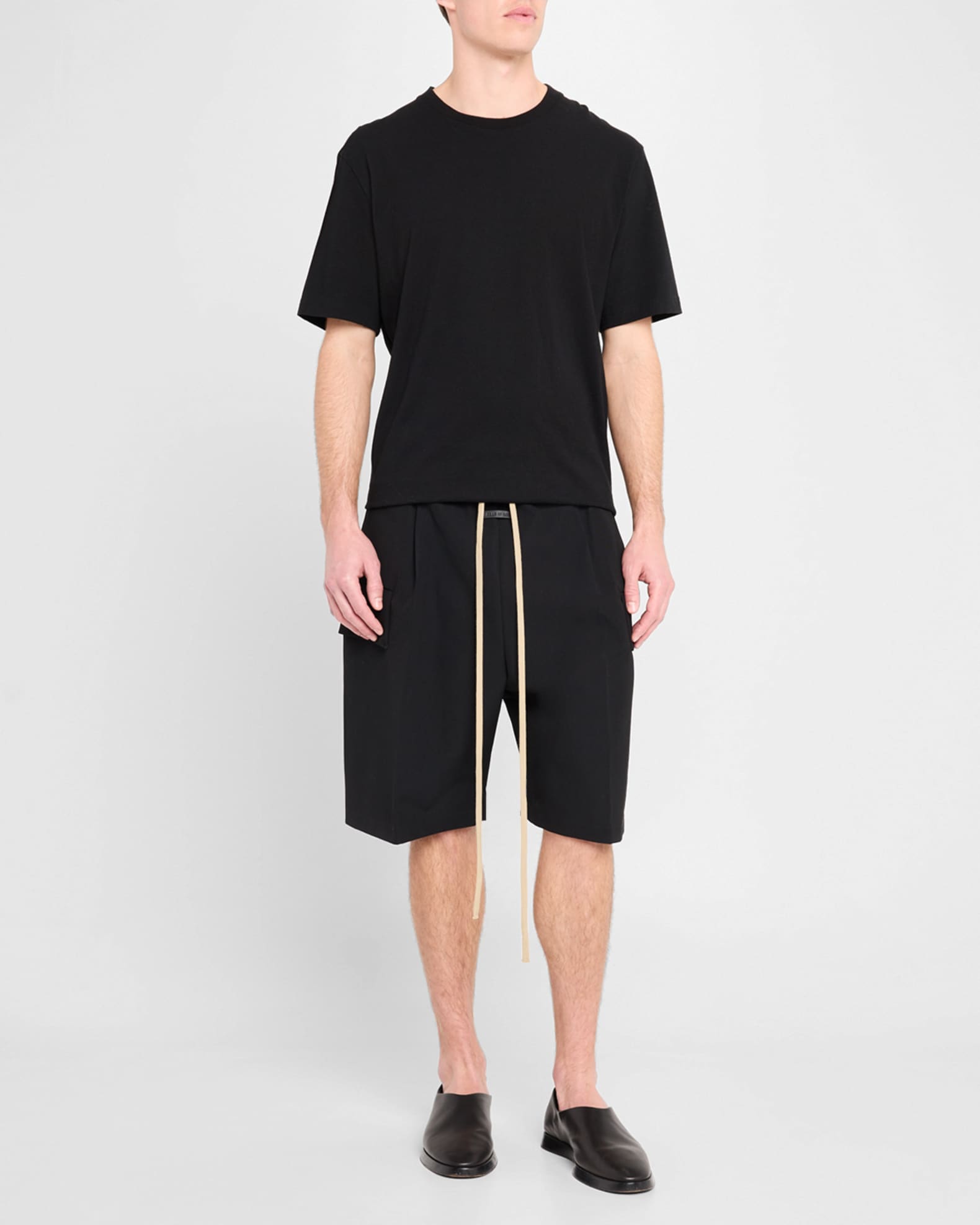 Men's Weighted Twill Cargo Shorts 1