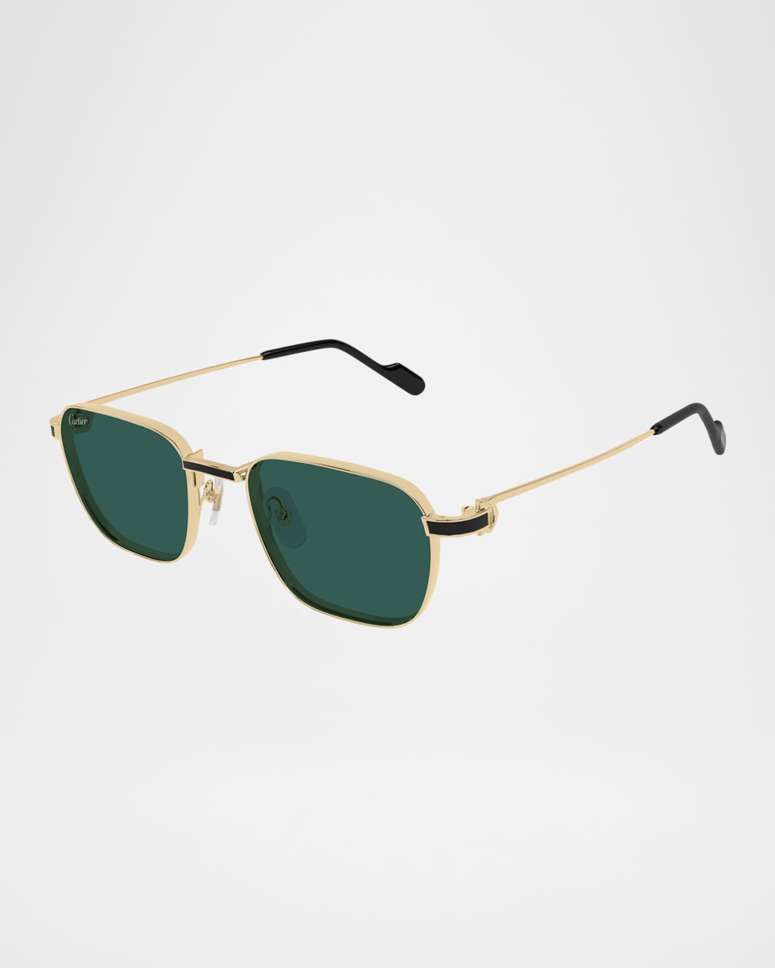 Cartier Men's CT0497SM Metal Rectangle Sunglasses | Neiman Marcus