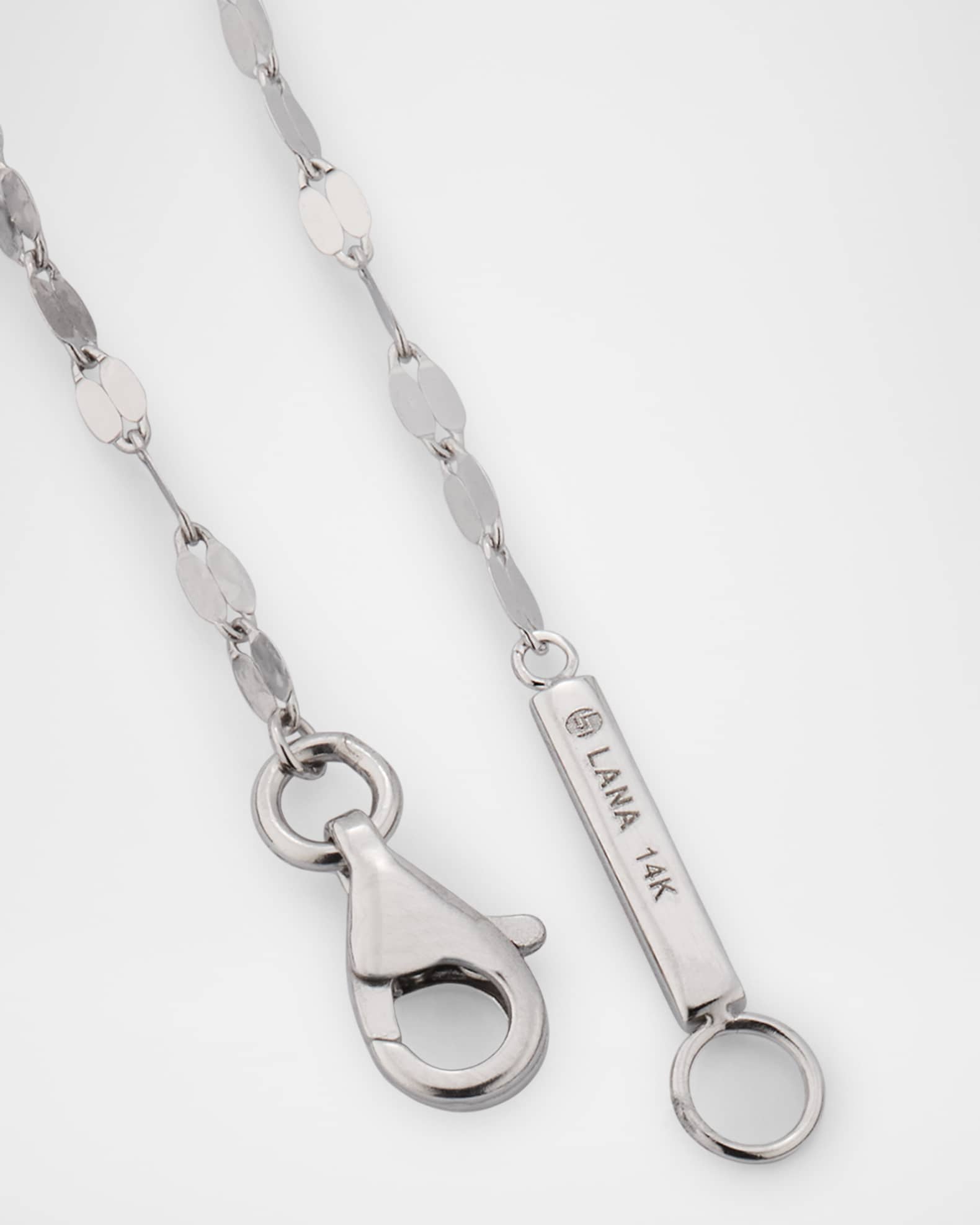 【2plan】24SS★ [LAN ARCHIVE] Benny Rope Star Necklace BLINGFACTORY Hip Hop Iced White Gold Plated Mario Star