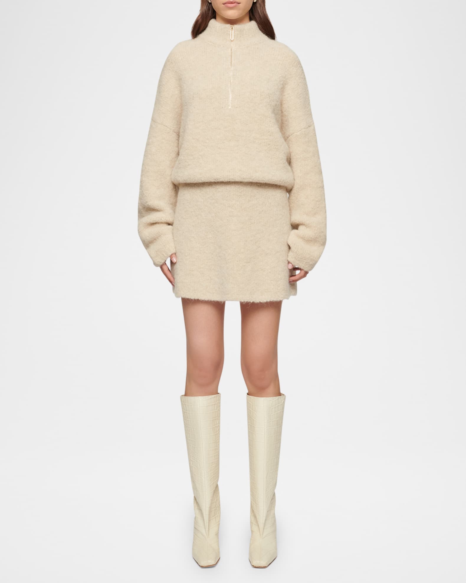 Penn Boucle Mini Skirt 1