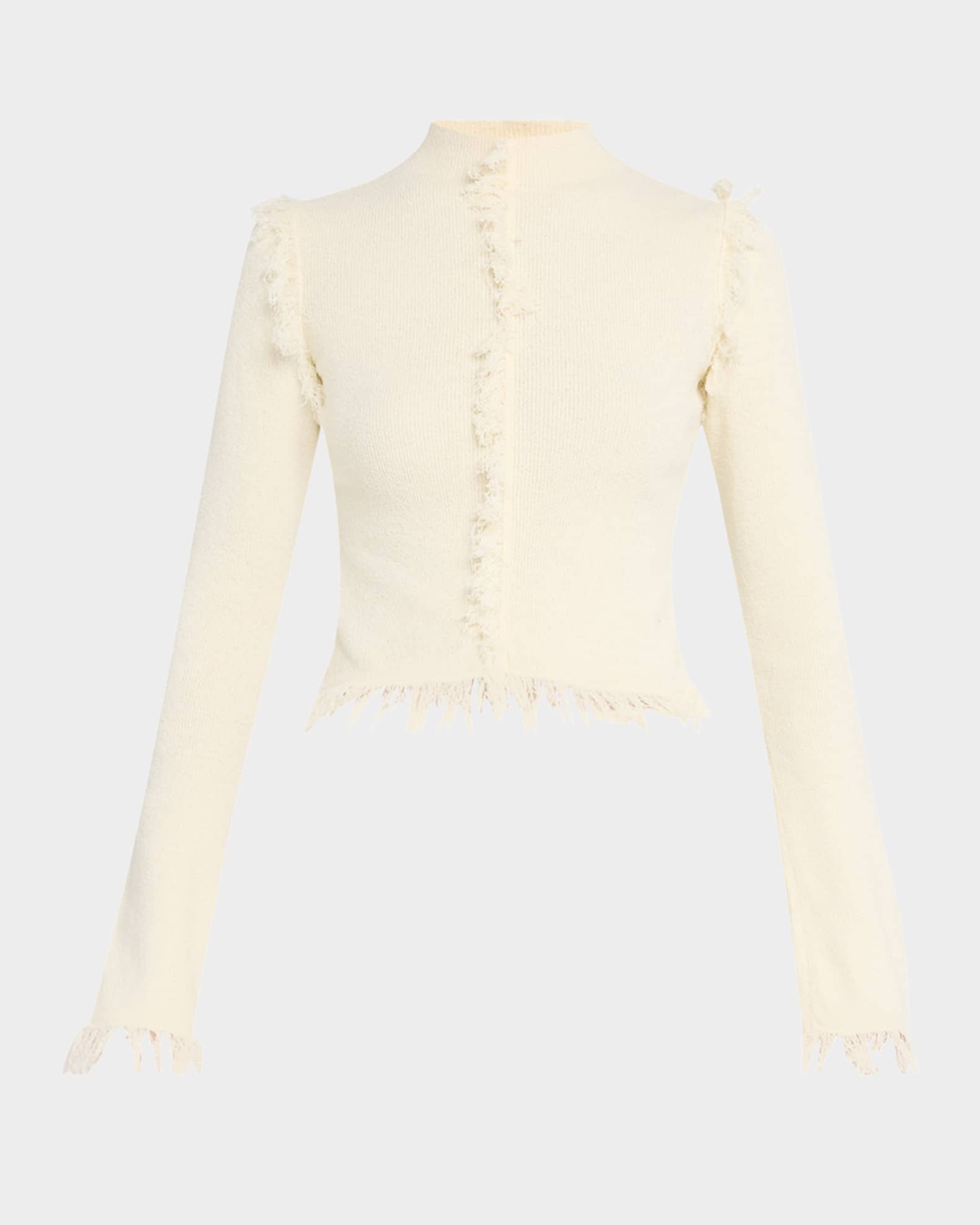 Albi Fringe Knit toP 0