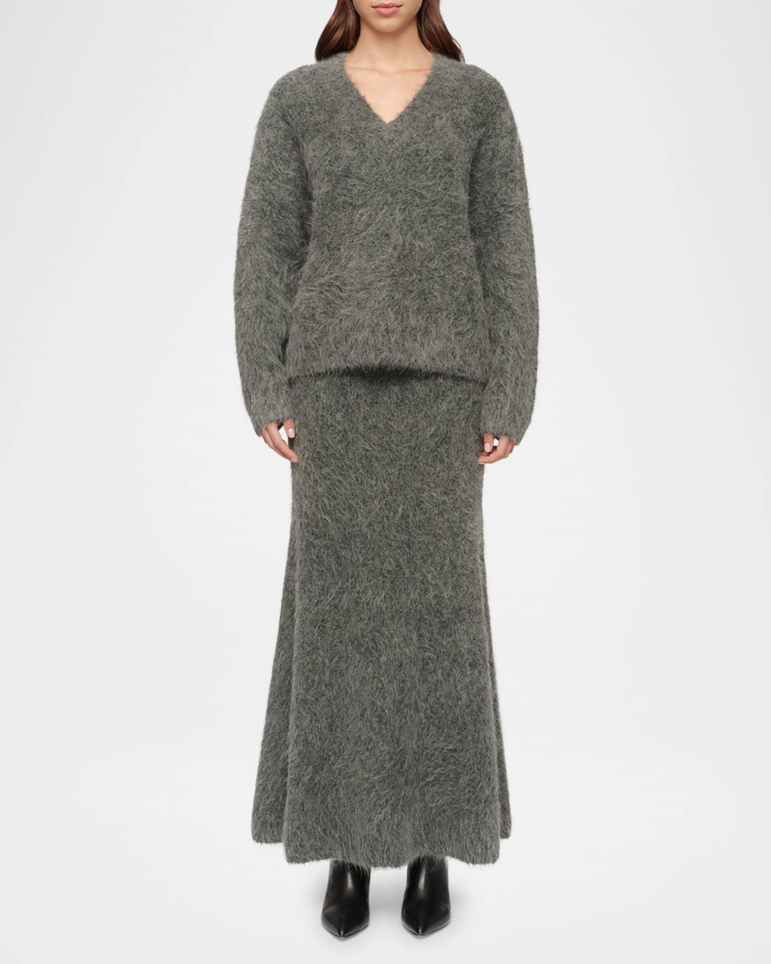 Sasha Fluffy Knit Sweater 1