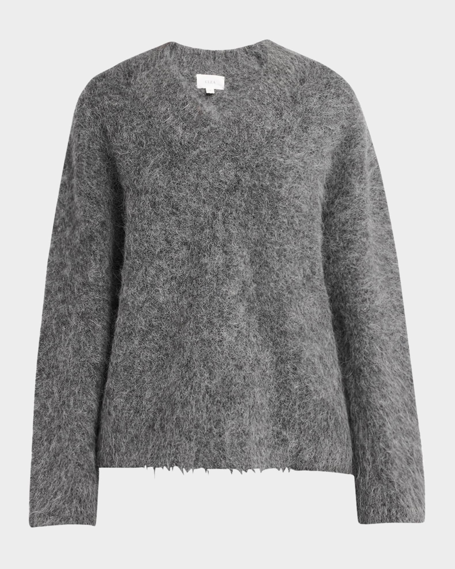 Sasha Fluffy Knit Sweater 0