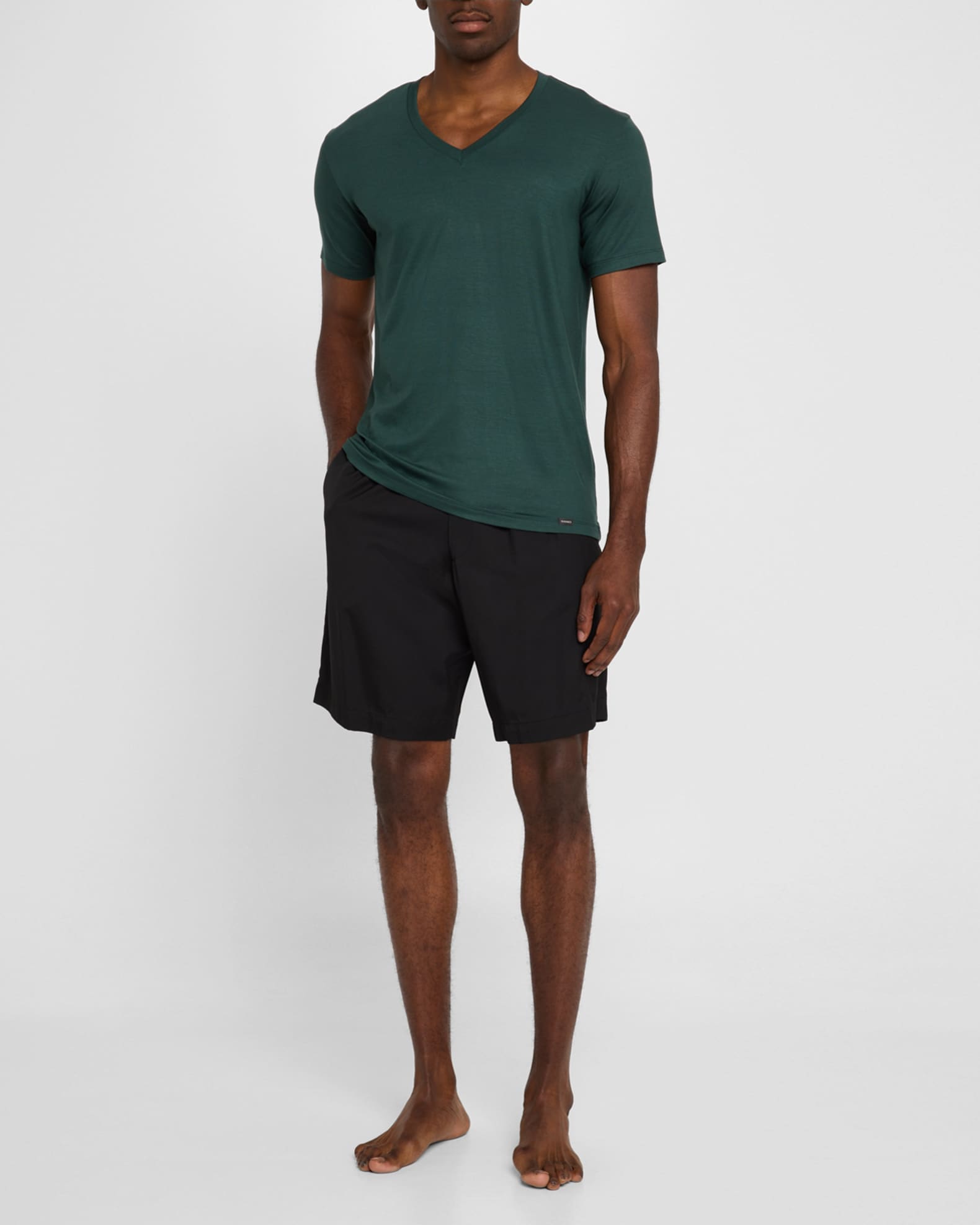 Men's Harry 140th Anniversary Silk V-Neck T-Shirt 1