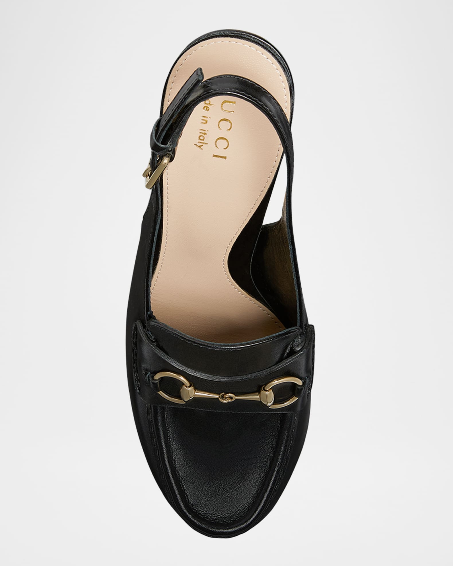 GUCCI/ グッチ / オッタビアGGプラットフォーム Gucci Ottavia Leather Platform Loafer Pumps | Neiman Marcus