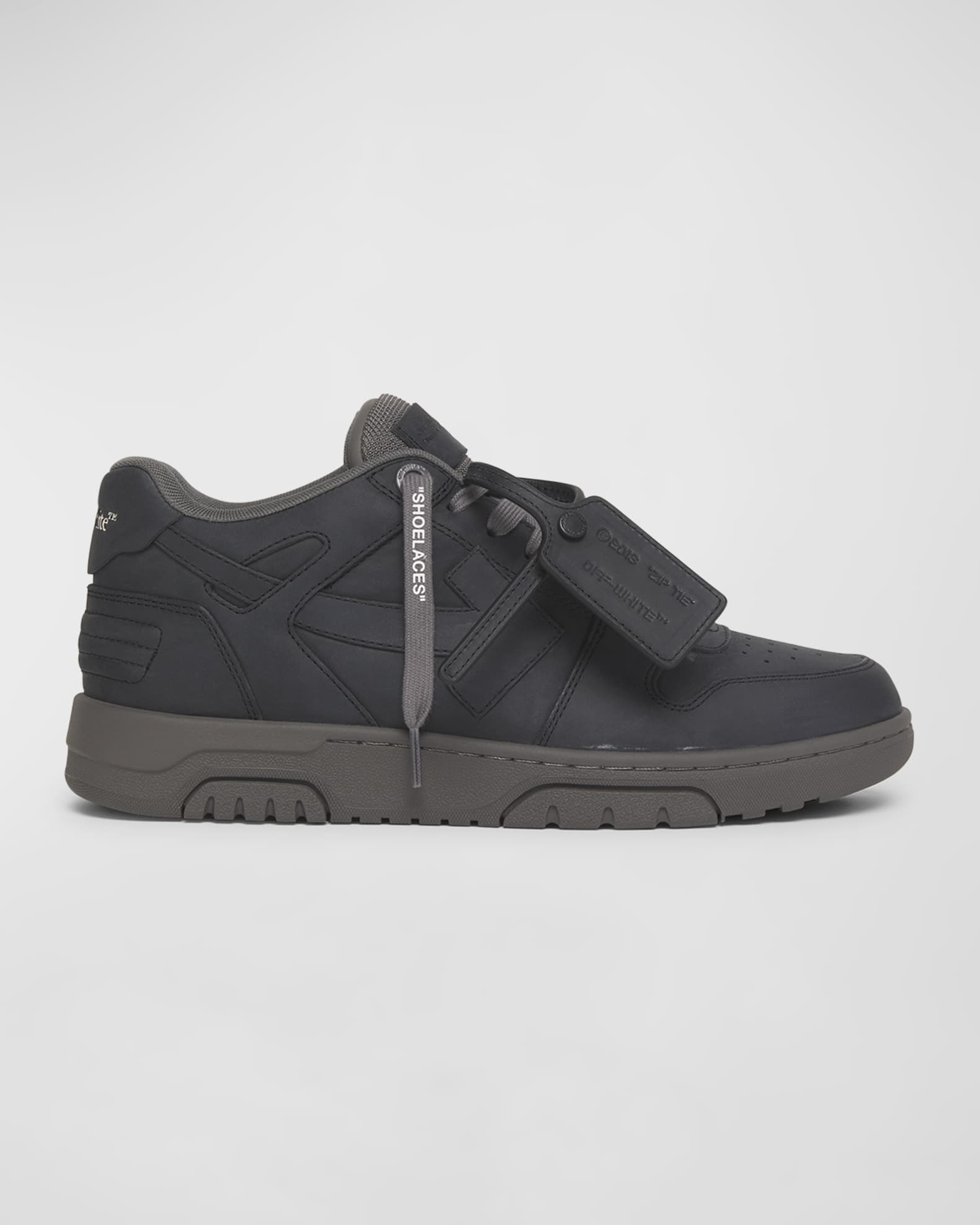 Off White Men s Out of Office Leather Sneakers Neiman Marcus