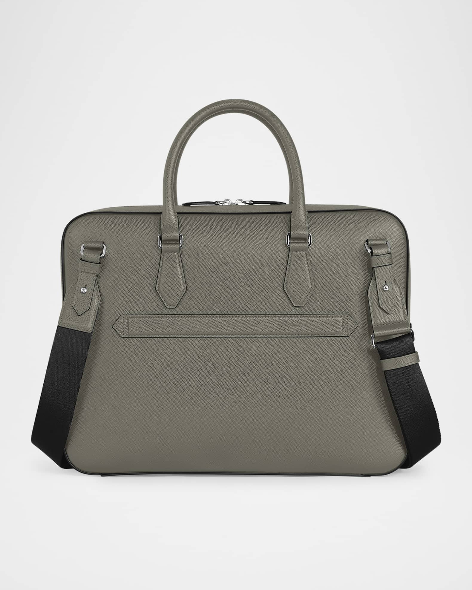 モンブラン ナイトフライト ビジネスバッグ ドキュメントケース グレー Montblanc Men's Sartorial Medium Document Briefcase | Neiman Marcus
