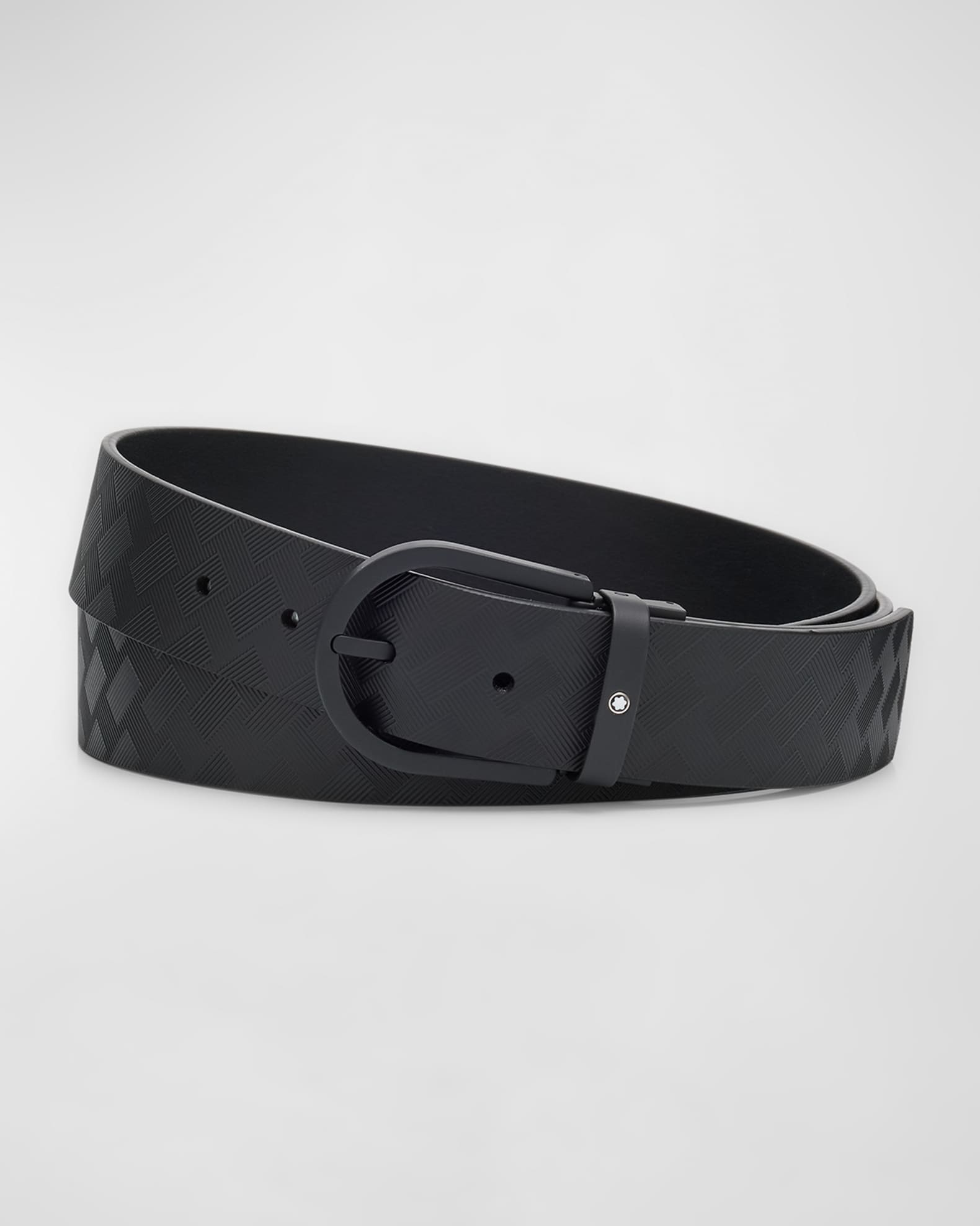 Montblanc Men's Horseshoe-Buckle Extreme 3.0 Leather Belt