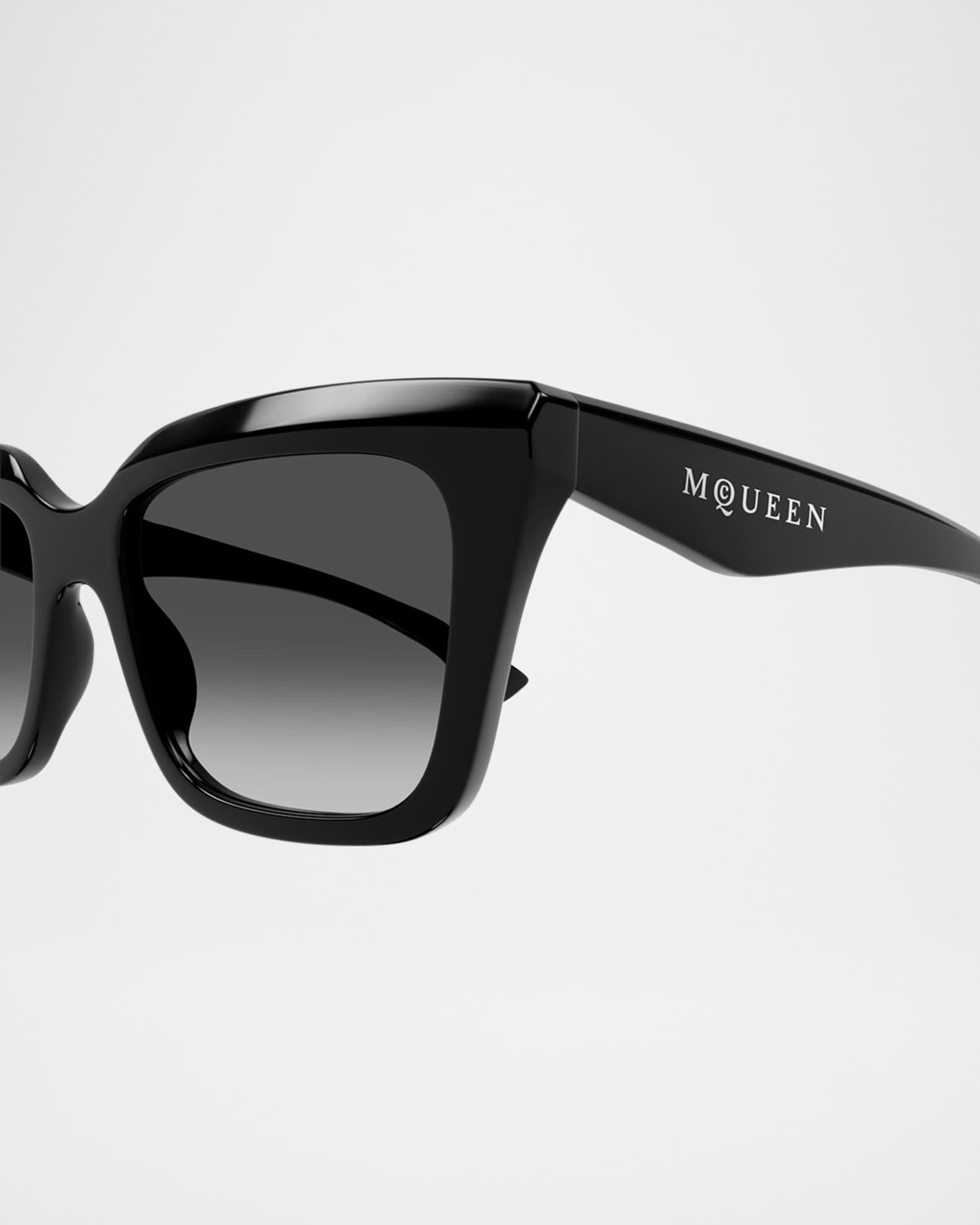 Logo Rectangle Acetate Sunglasses 1