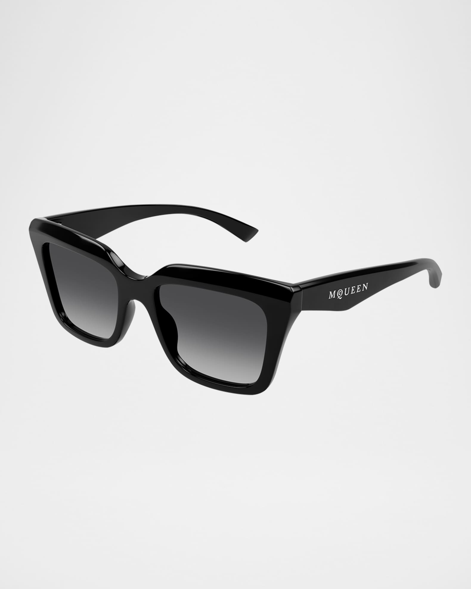 Logo Rectangle Acetate Sunglasses 0