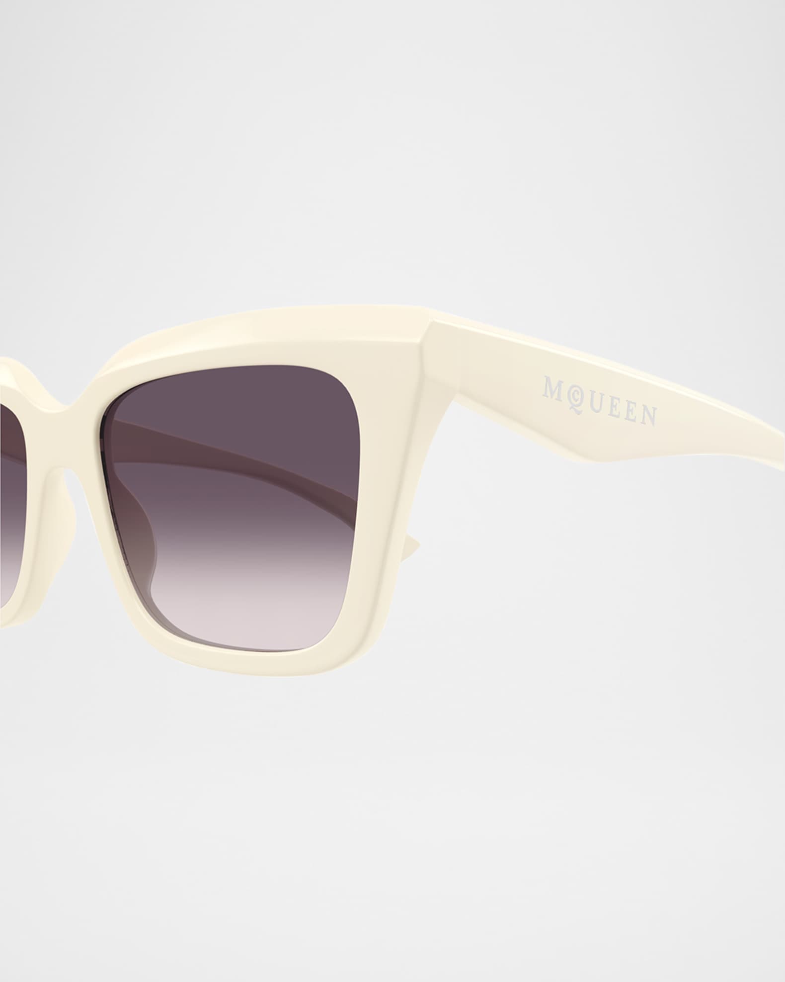 Logo Rectangle Acetate Sunglasses 1