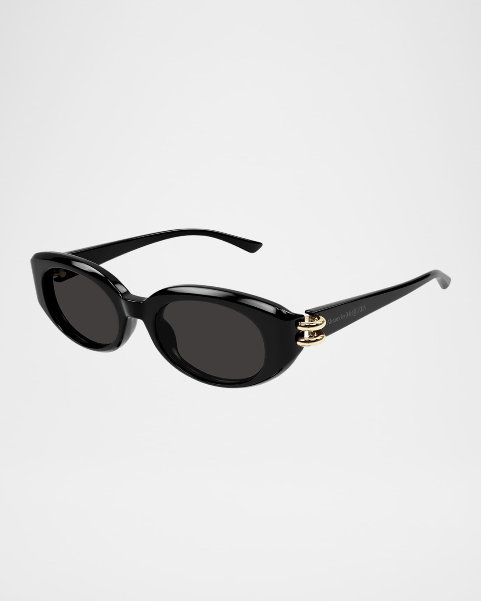 Round Acetate Sunglasses 0