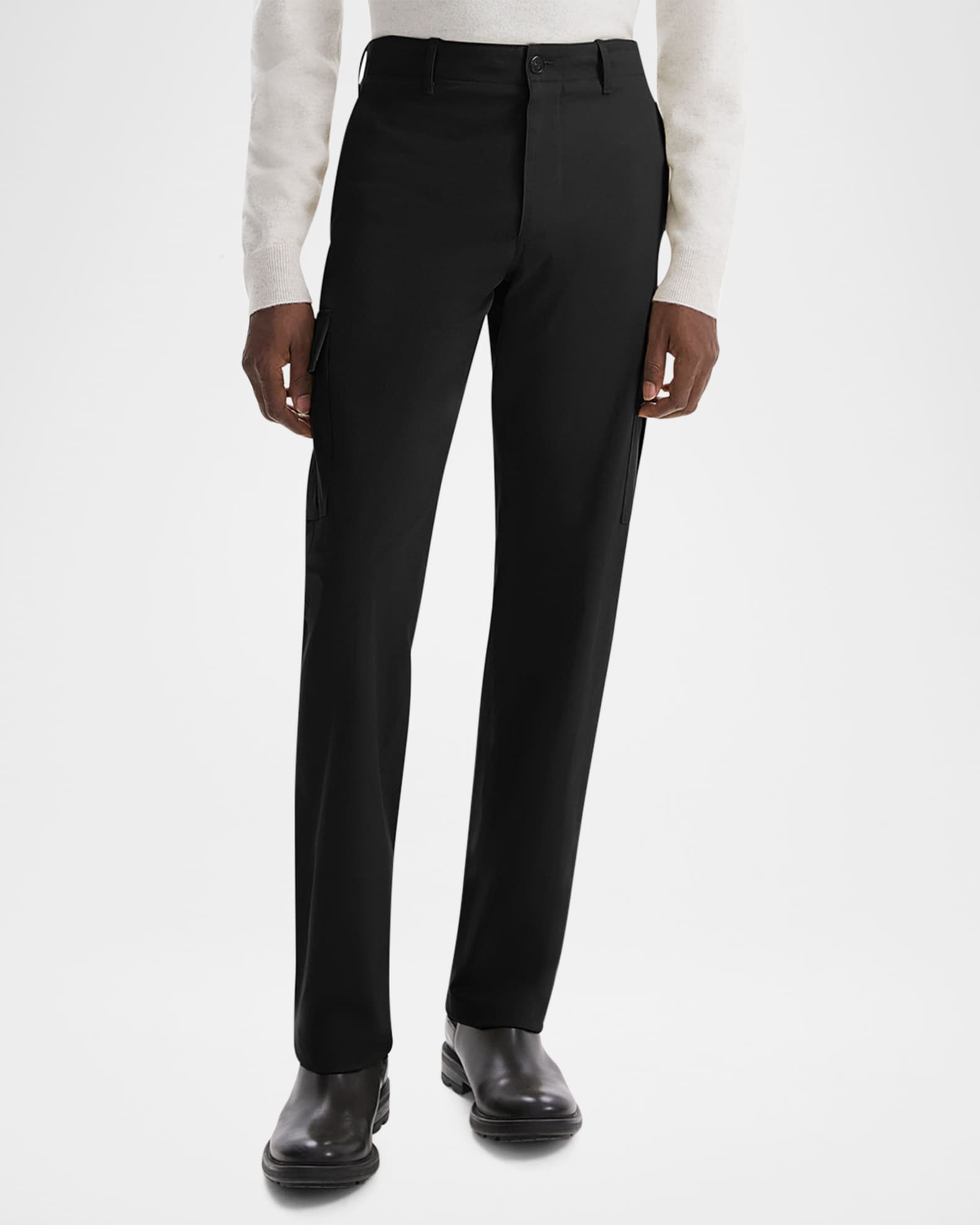 Theory Men's Straight Twill Cargo Pants | Neiman Marcus