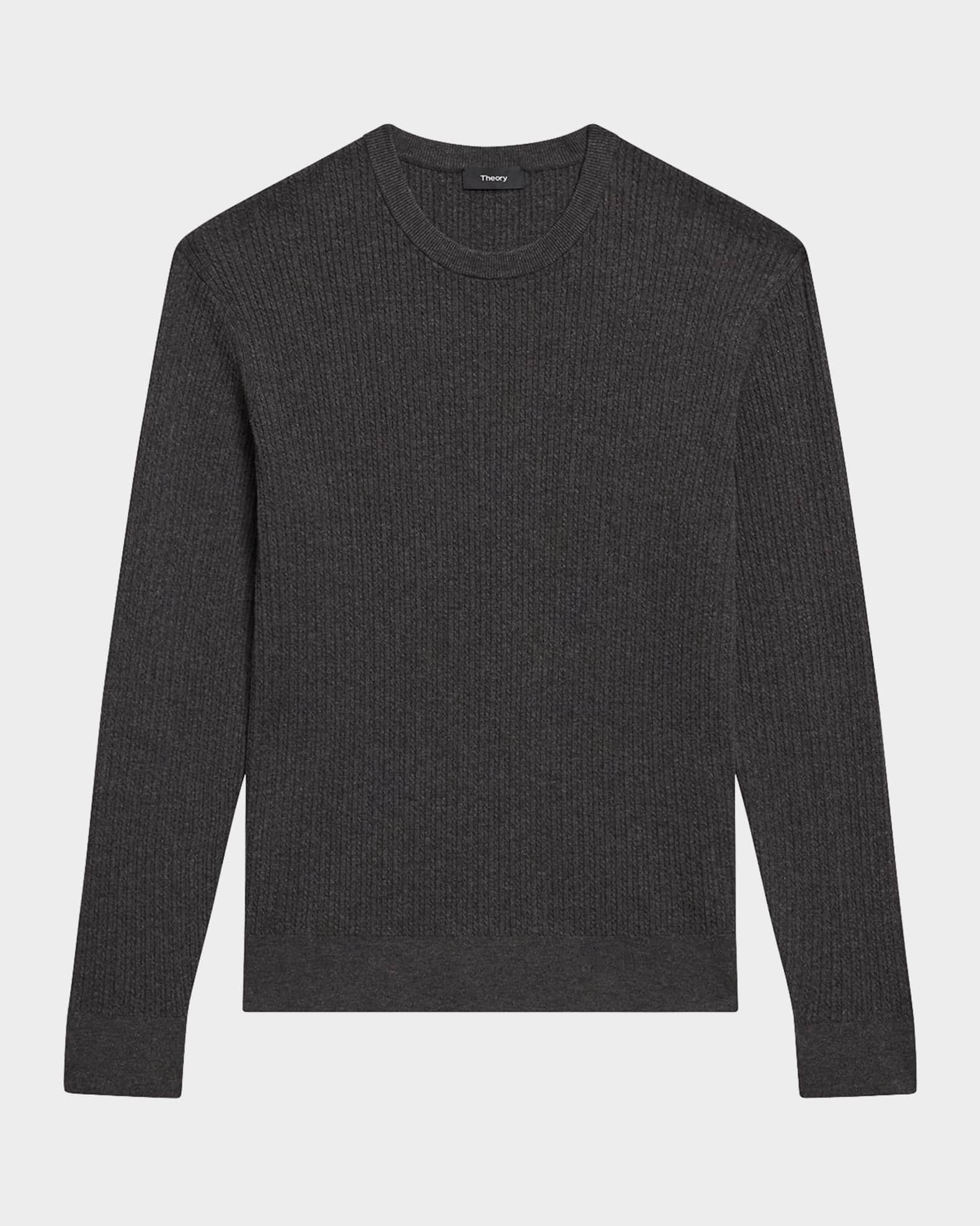 Men's Riland Cable-Knit Crewneck Sweater 0