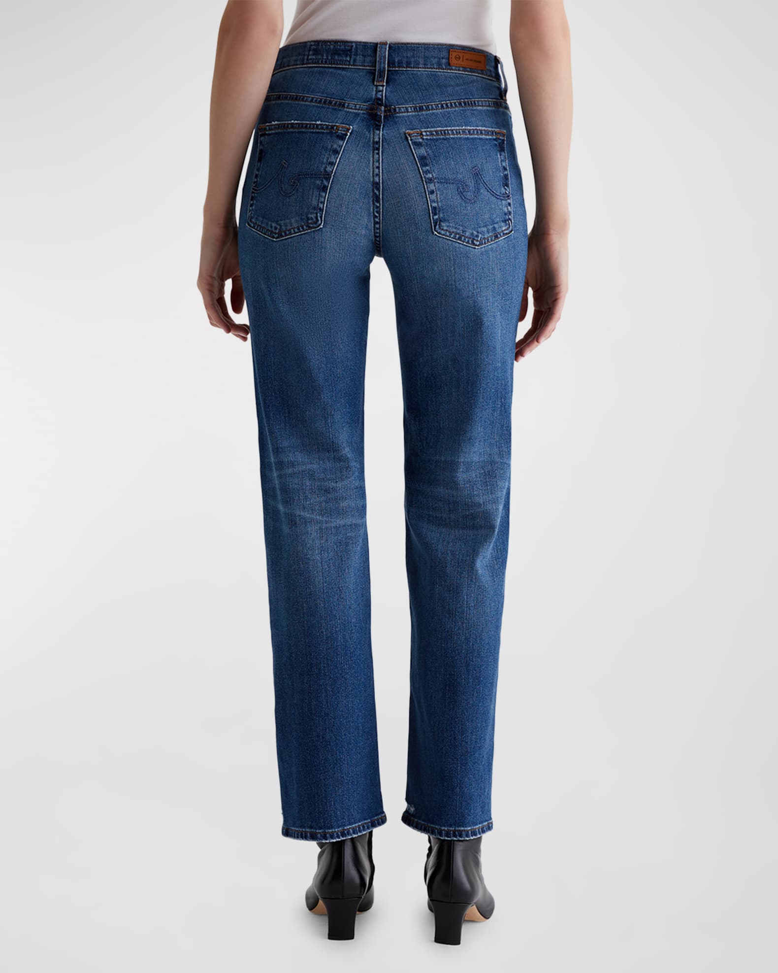 AG Jeans Brinley Straight Leg Jeans Neiman Marcus