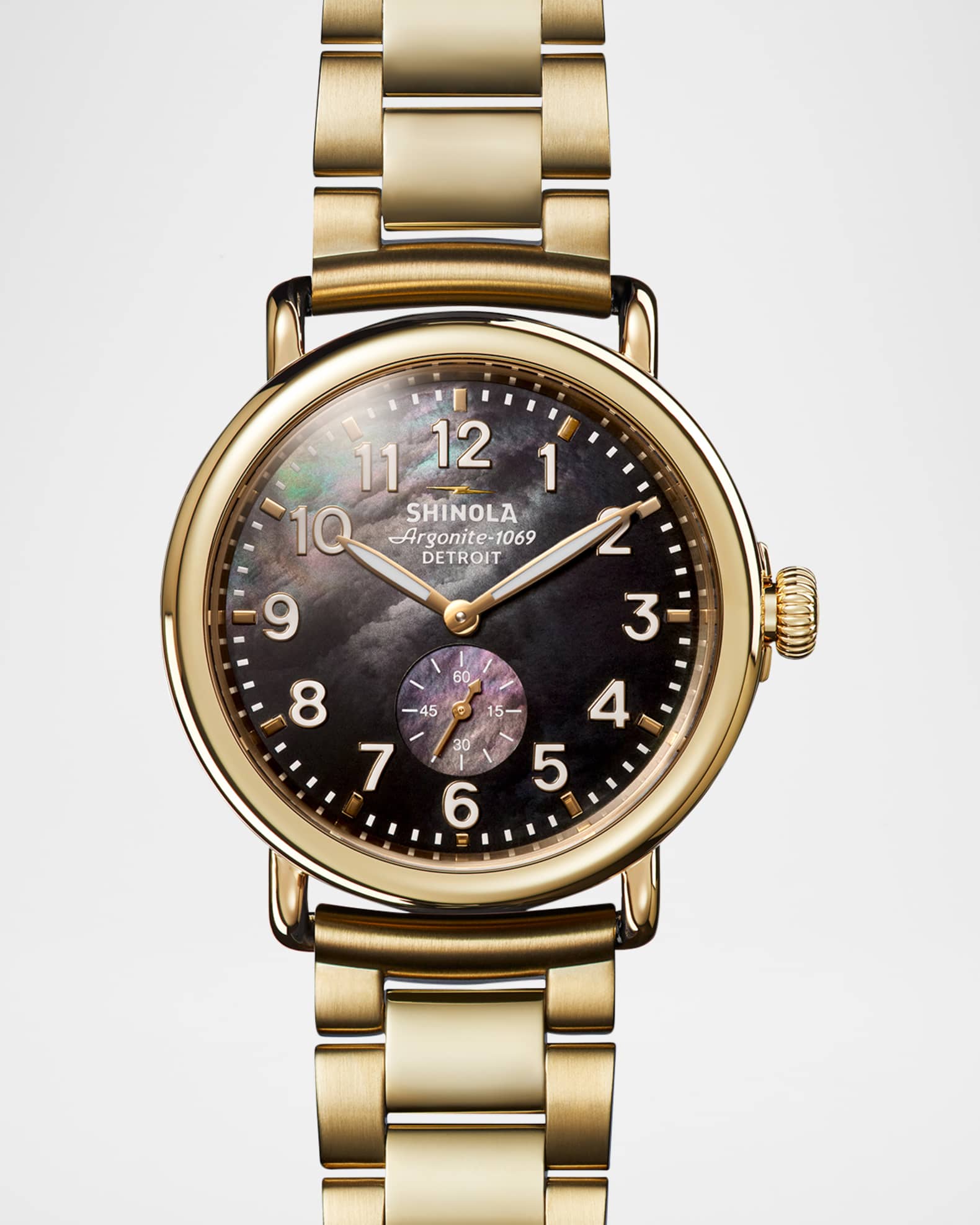 Men's Runwell Sub Second PVD Gold Bracelet Watch, 41mm 0