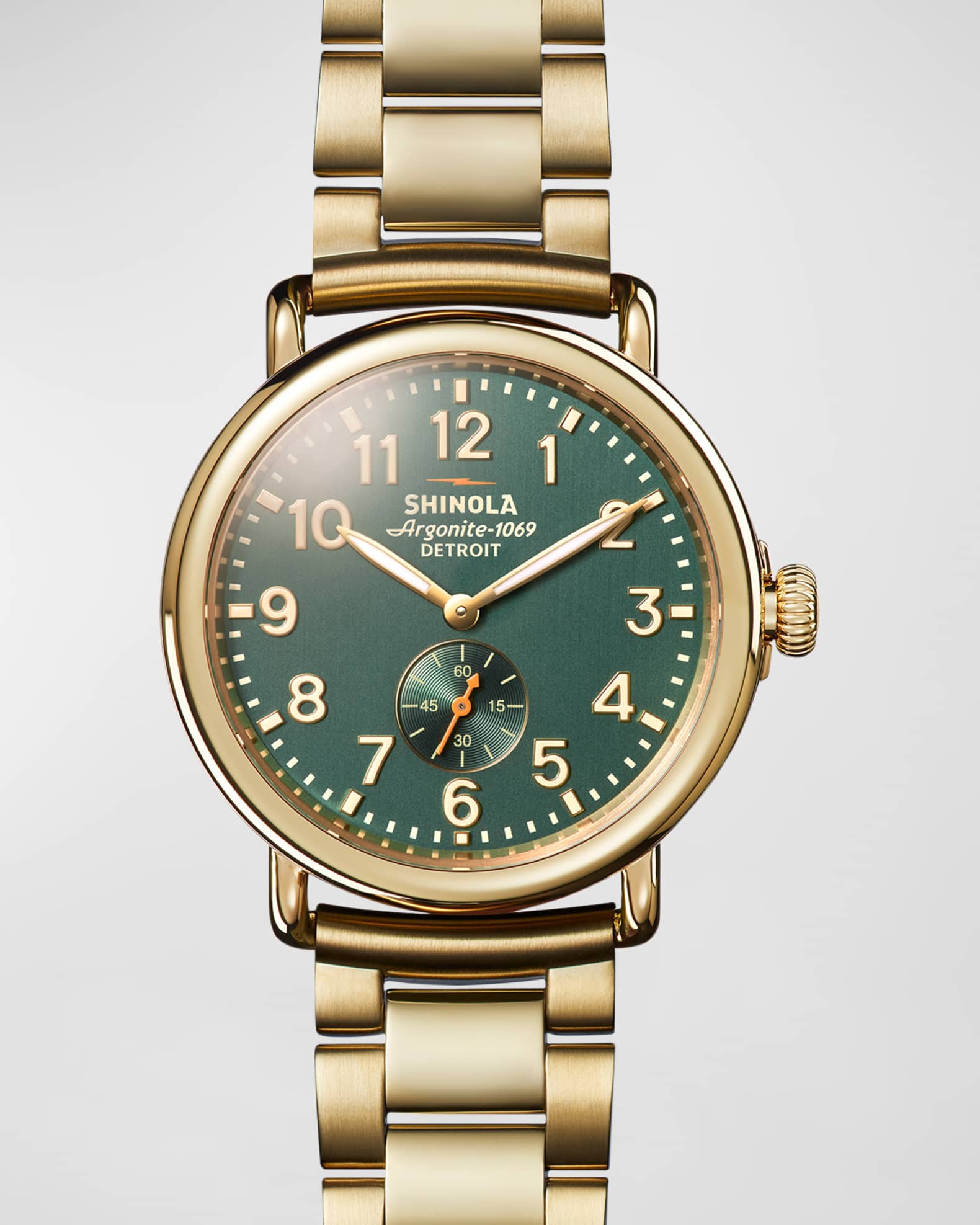 Men's Runwell Gold-Tone Bracelet Watch, 41mm 0