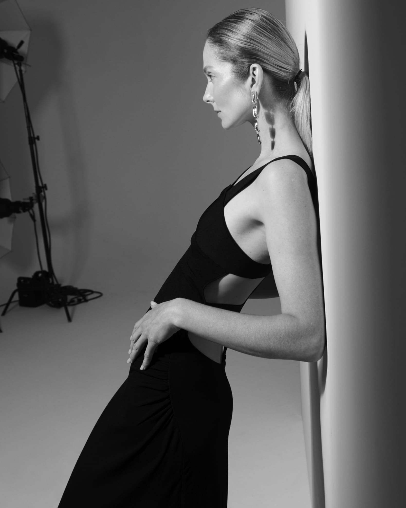 TOM FORD Strappy Stretch Viscose Corset Gown | Neiman Marcus