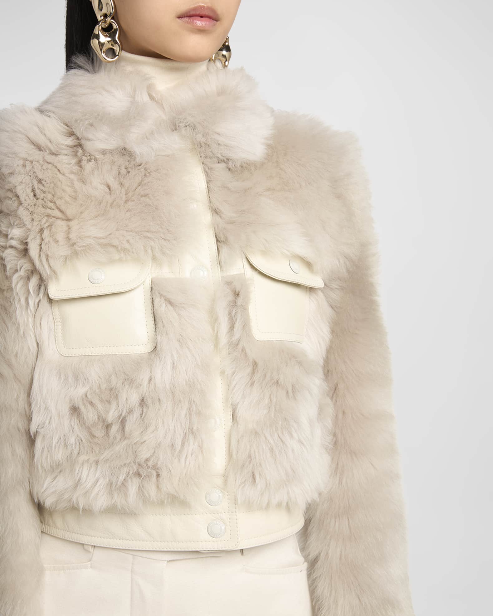 Zimmermann fleeting shearling jacket on sale