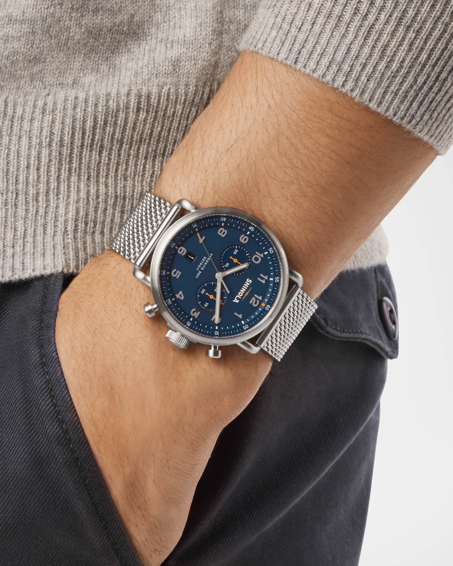 Men's C56 Canfield Chrono Mesh Bracelet Watch, 43mm 1