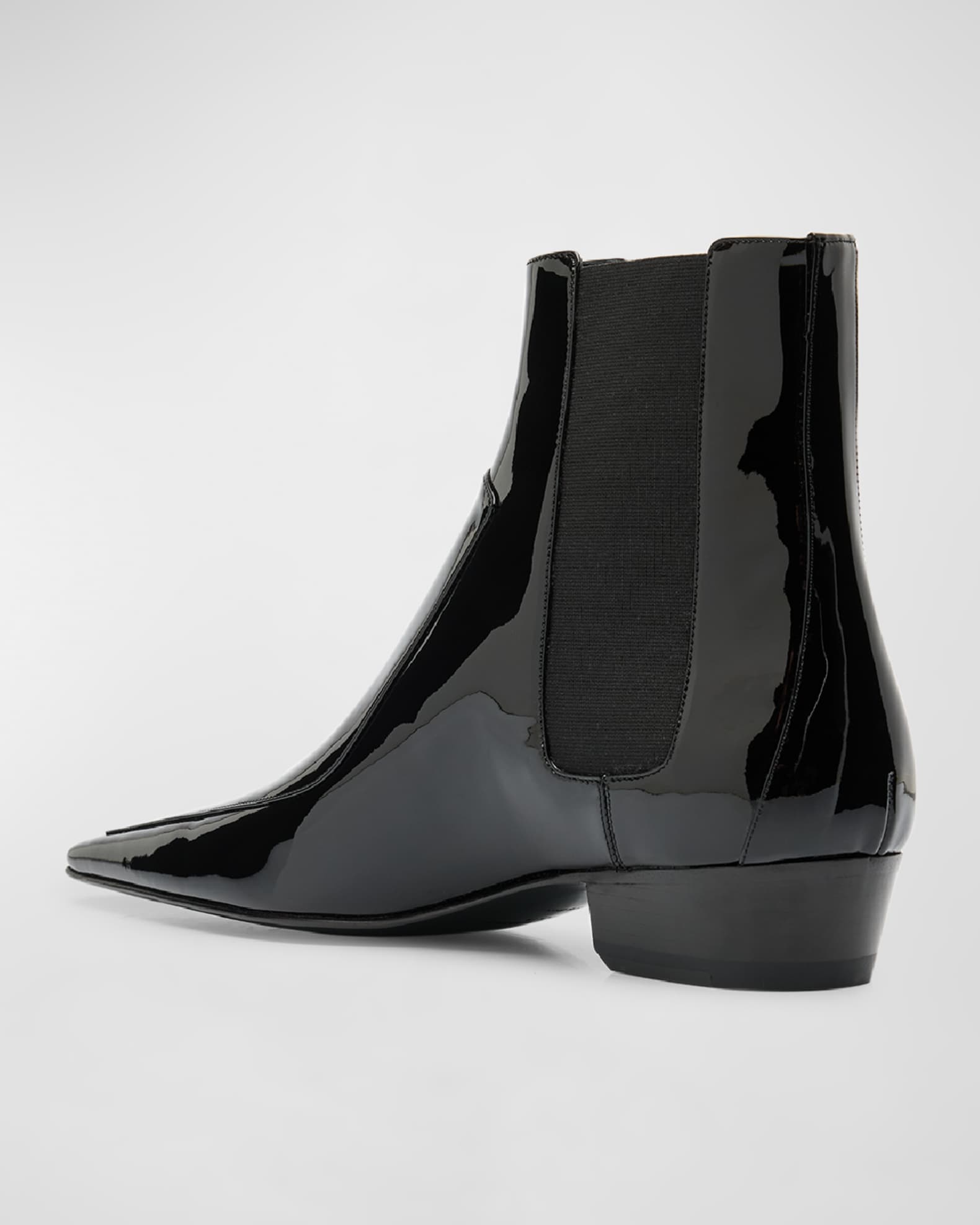 SAINT LAURENT Men s Jose 30 Patent Leather Chelsea Boots