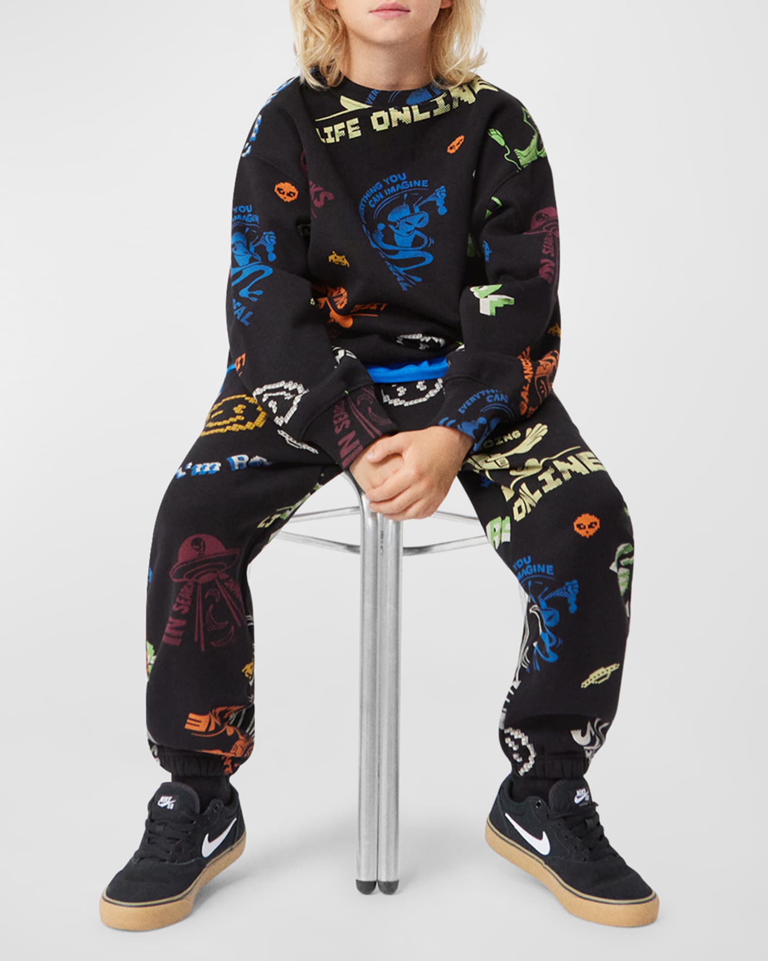 Boy's Monti Extraterrestrial Graphic Sweatshirt 1