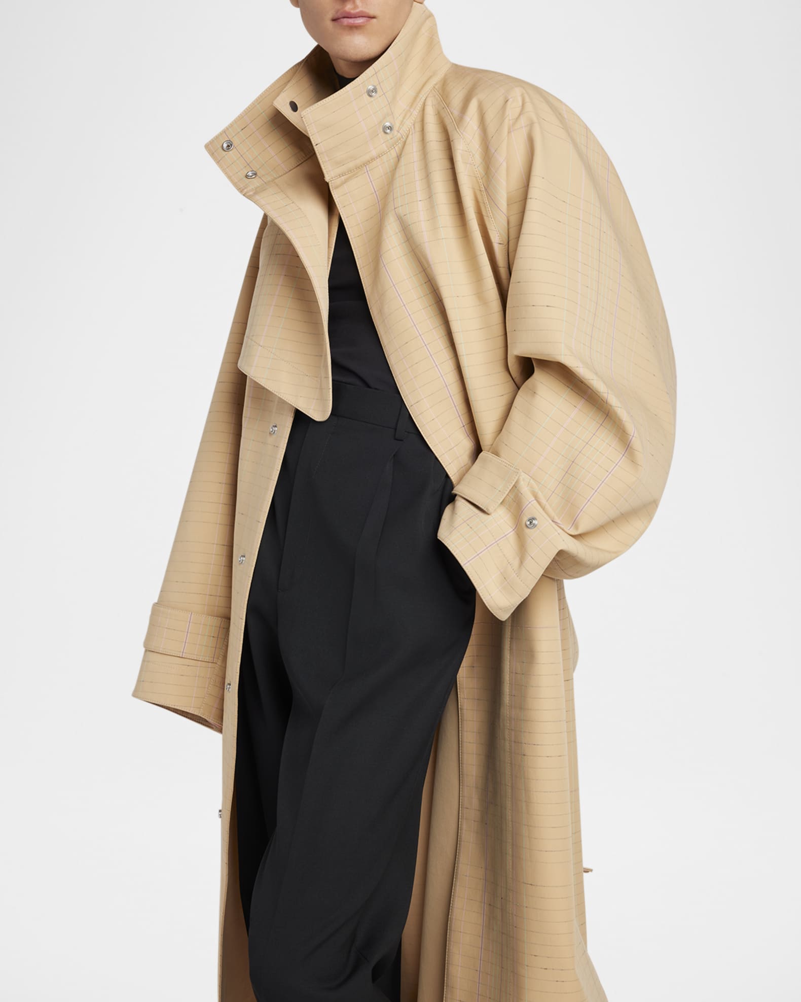 トレンチコート Bottega Veneta Cappuccino stretch cotton trench coat BOTTEGA VENETA | Notebook Cotton Silk Trench Coat | Women