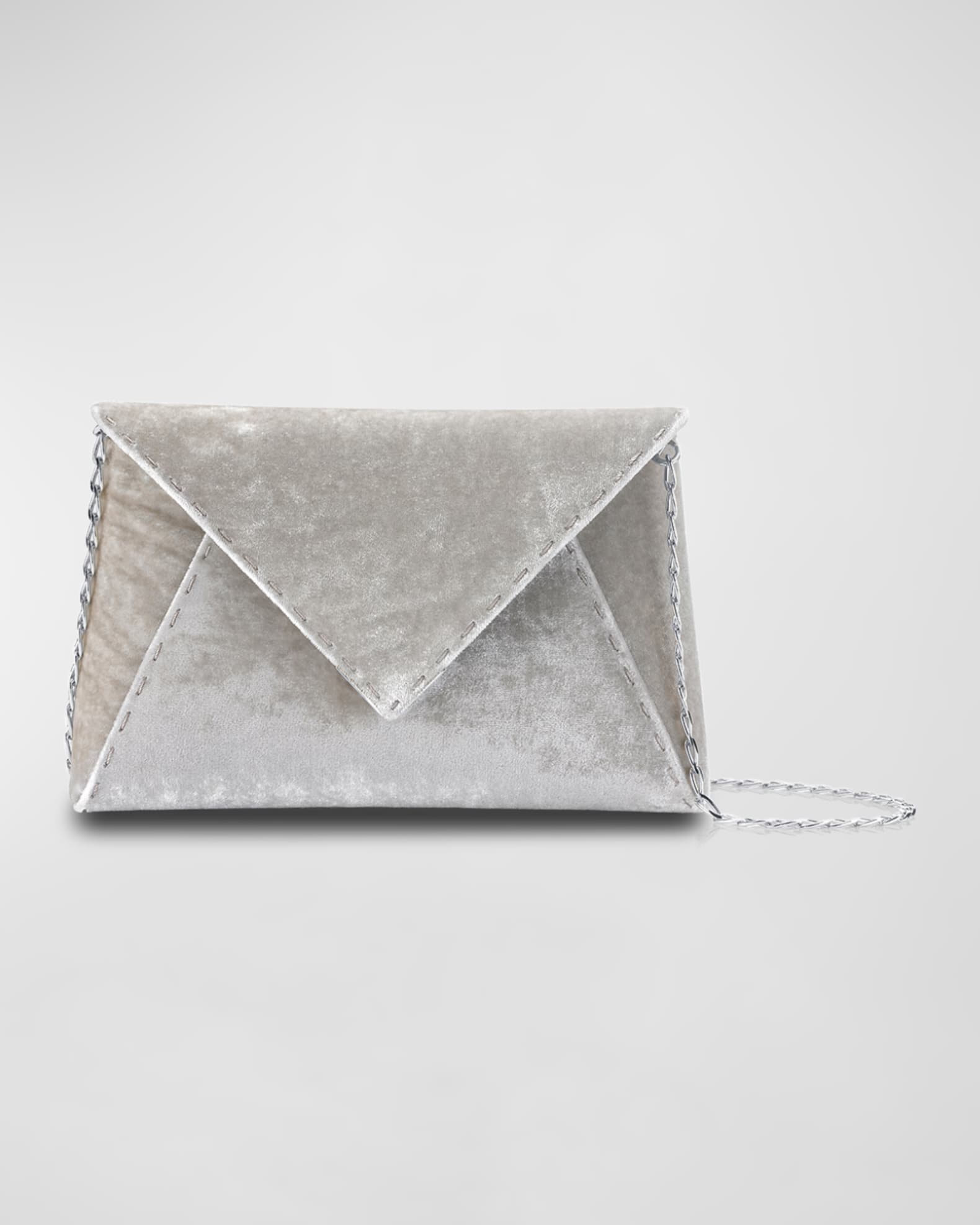Signature Lee Small Velvet Clutch 1