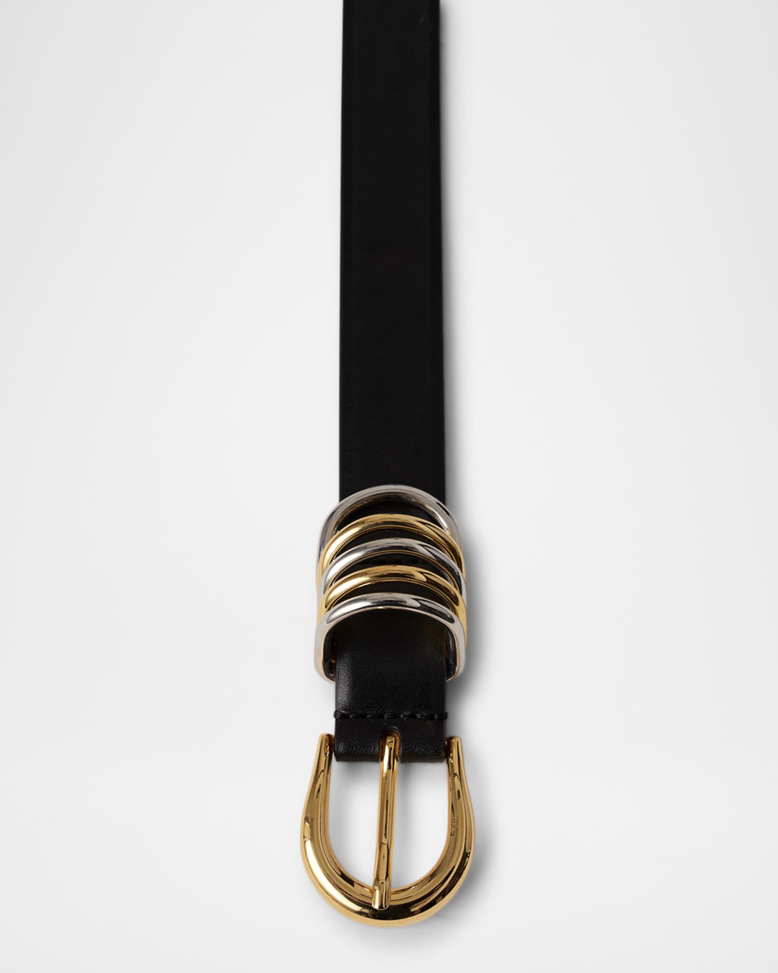 Dehanche Hollyhock Mix Metal Leather Belt | Neiman Marcus