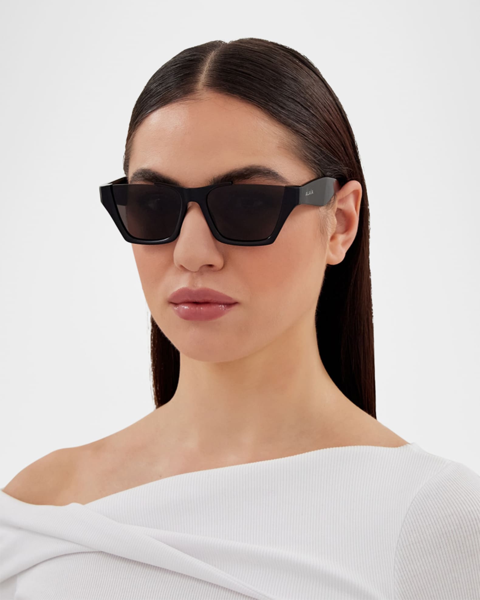 サングラス Alaia Rectangular Sunglasses In Acetate ALAIA Acetate Rectangle Sunglasses | Neiman Marcus