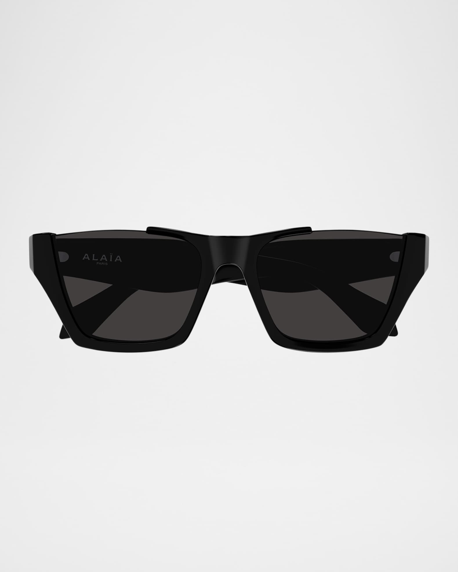 Rectangle Acetate Sunglasses 0